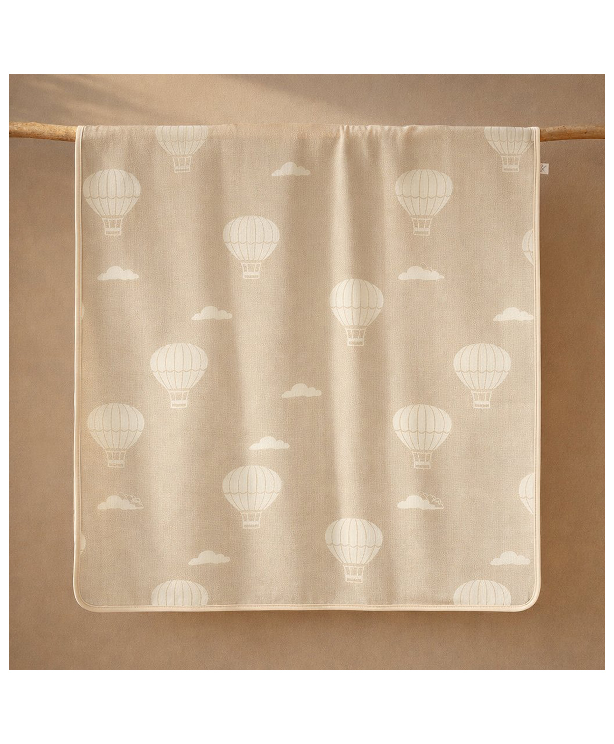Honor Your Home Korean Organic Cotton Super Soft Absorbent Muslin 6 Layer Blanket - Beige-image-21