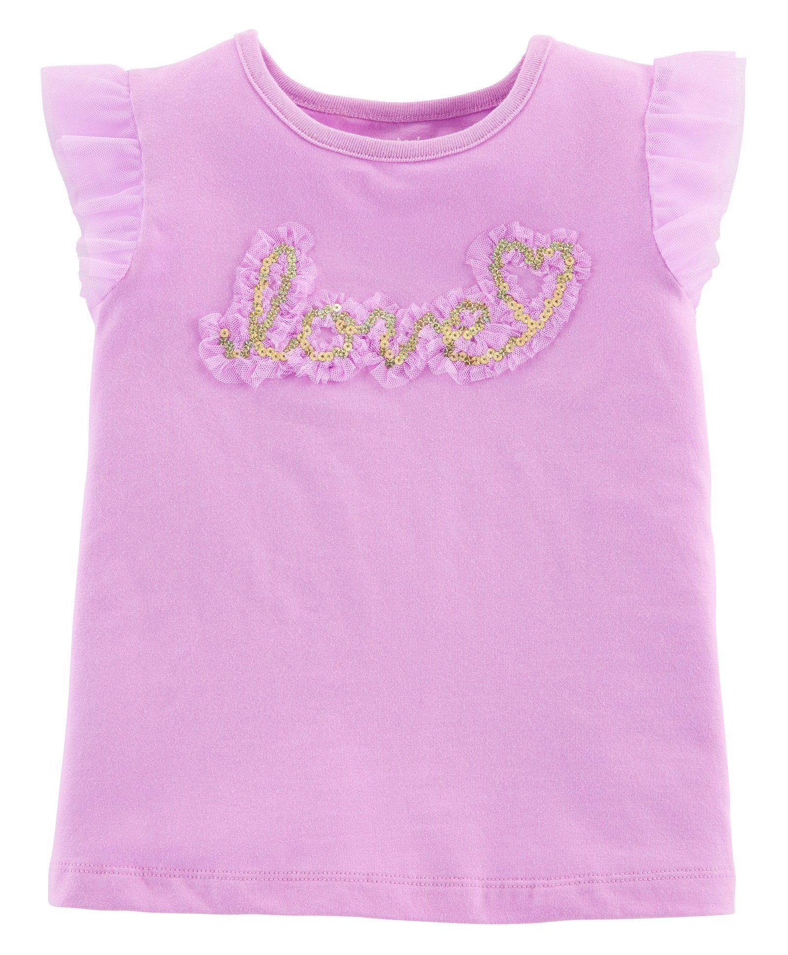 Carter's Love Tulle-Sleeve Top - Lavender-picture-26