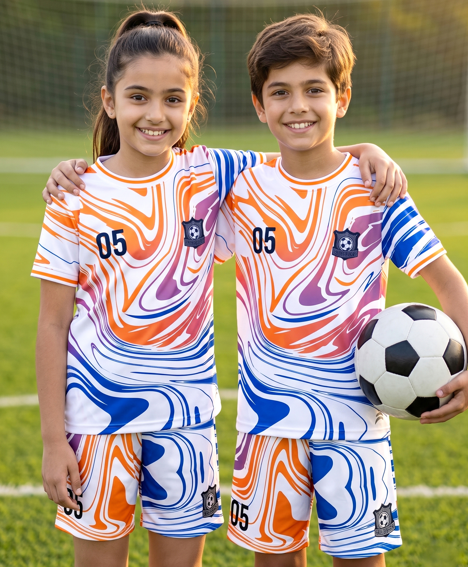 Pine Active Half Sleeves T-Shirt and Shorts Set Marble Print - White-picture-26