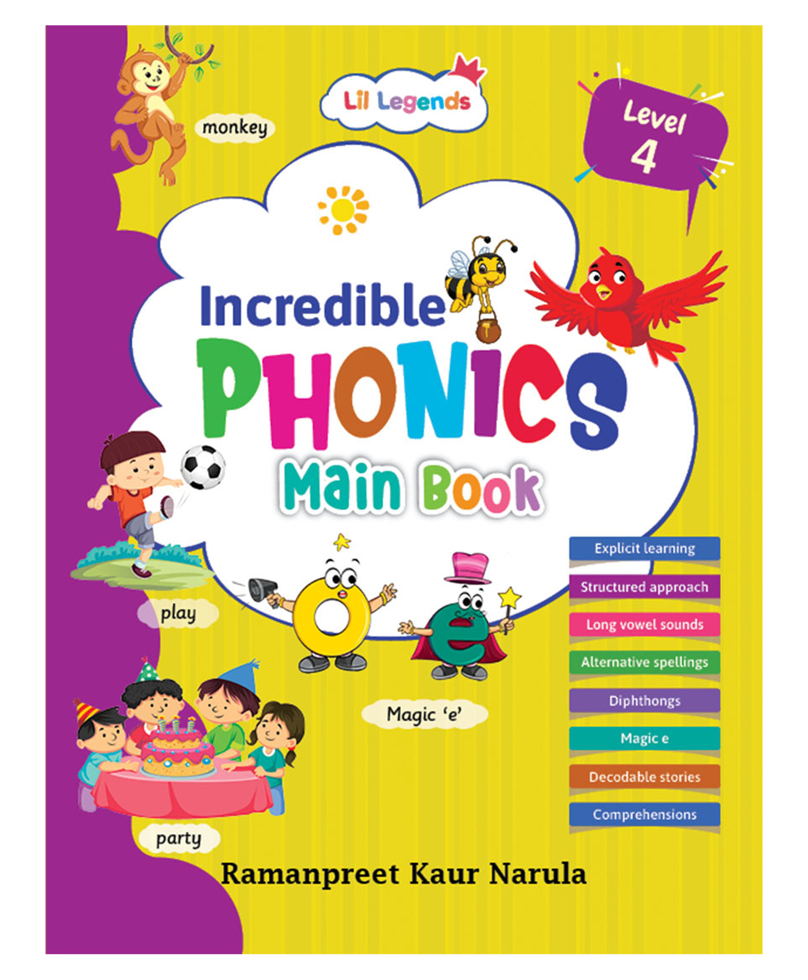 oswaal lil legends Lil Legends Incredible Phonics, Main Book Level 4-picture-18