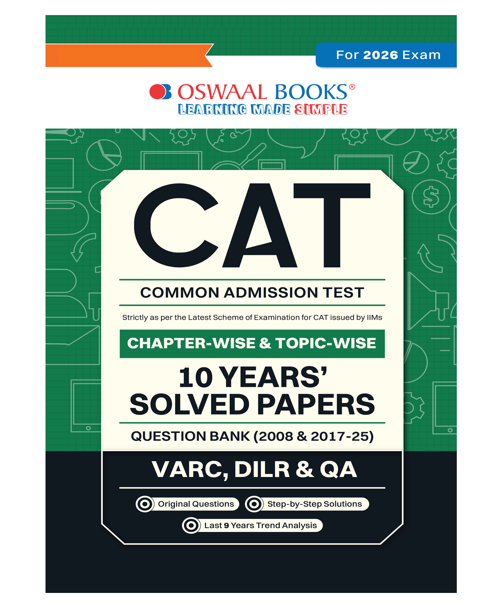 OSWAAL BOOKS CAT (COMMON ADMISSION TEST) | 10 YEARS' | Chapterwise & Topicwise | Solved Papers | Question Bank |2008 & 2017 - 2025|(For 2026 Exam)-picture-25