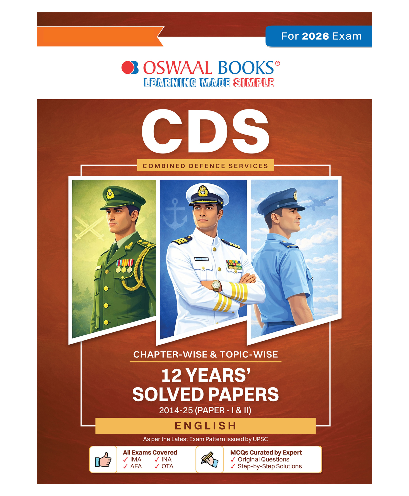 OSWAAL BOOKS CDS Chapter-wise & Topic-wise 12 Years' Solved Papers 2014-2025 (I &II) | - English-image-13