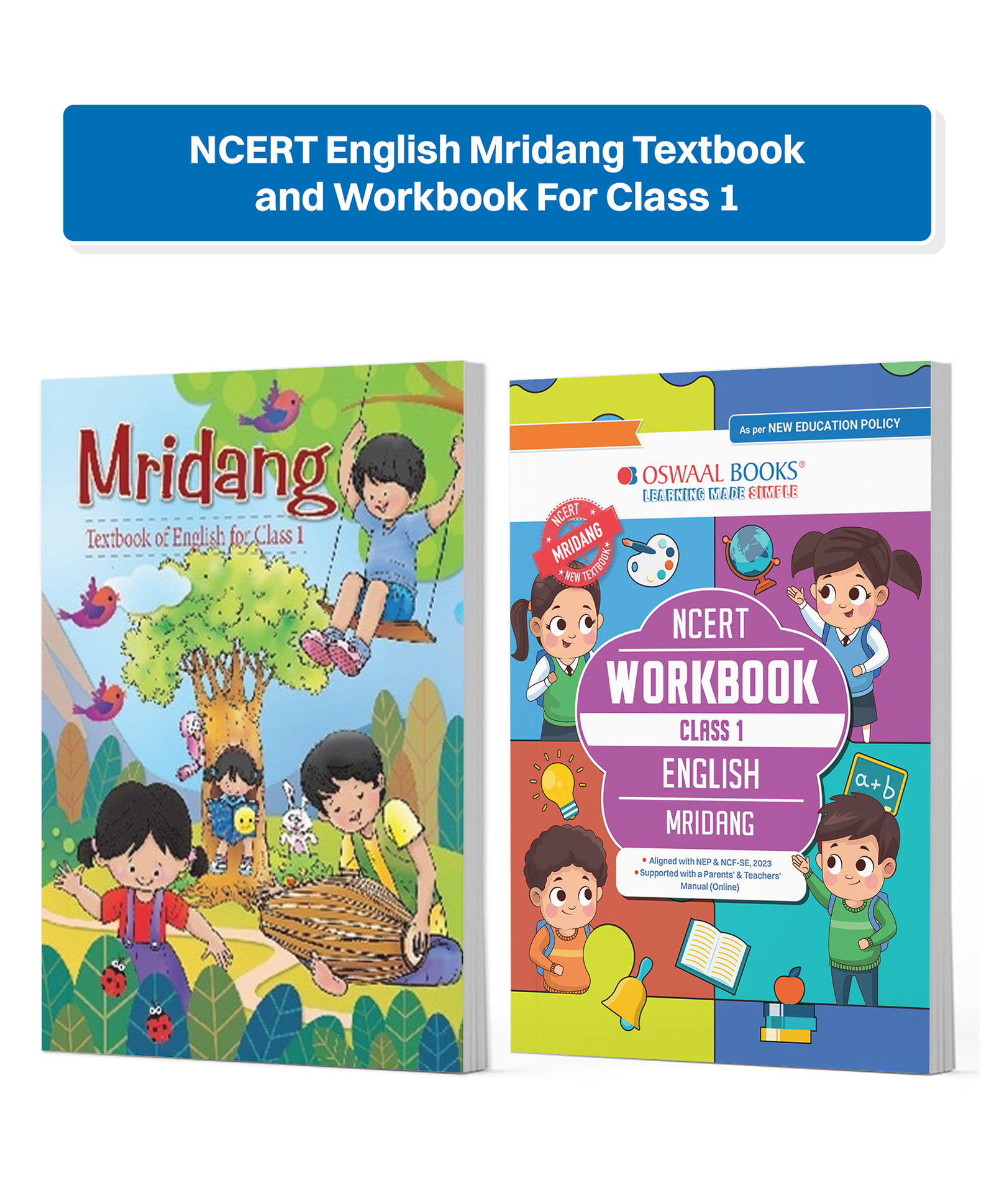 OSWAAL BOOKS NCERT English Mridang Textbook and Workbook For Class 1 | Updated NCERT Pattern | Includes Mind Maps & Revision notes | Teachers Manual (Set of 2 books)-image-40