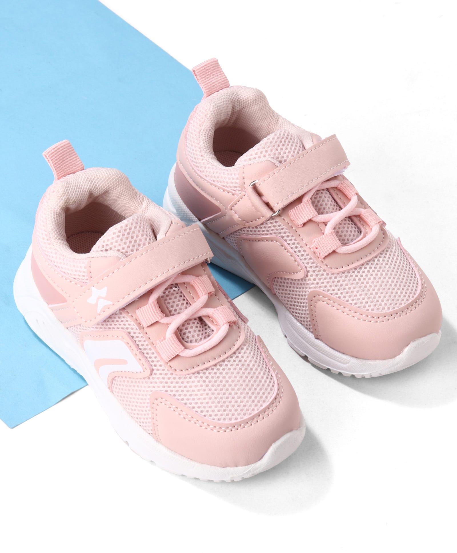 Cute Walk by Babyhug Velcro Closure Sneaker Shoes - Beige-picture-11