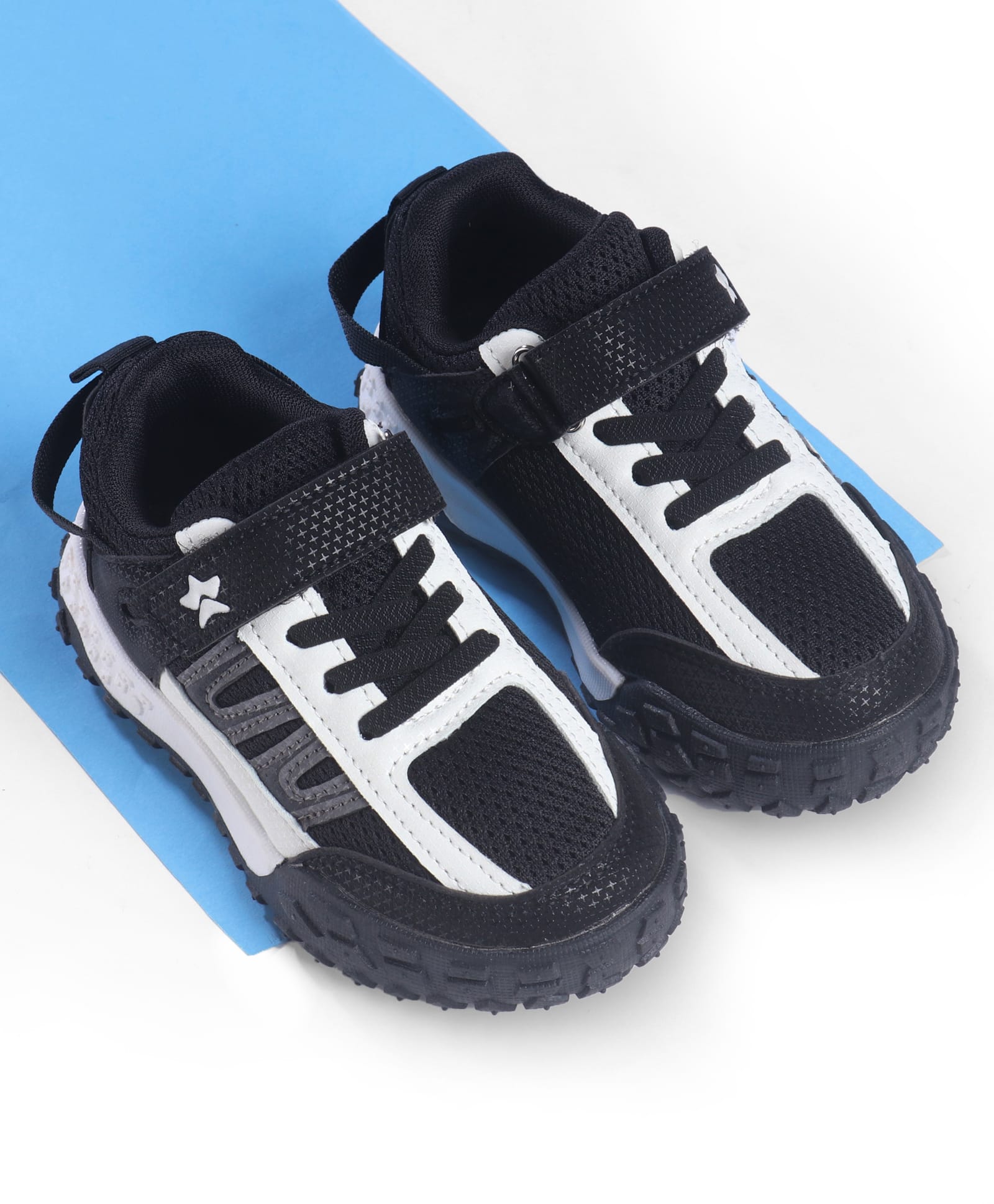 Cute Walk by Babyhug Velcro Closure Sneaker Shoes - Black