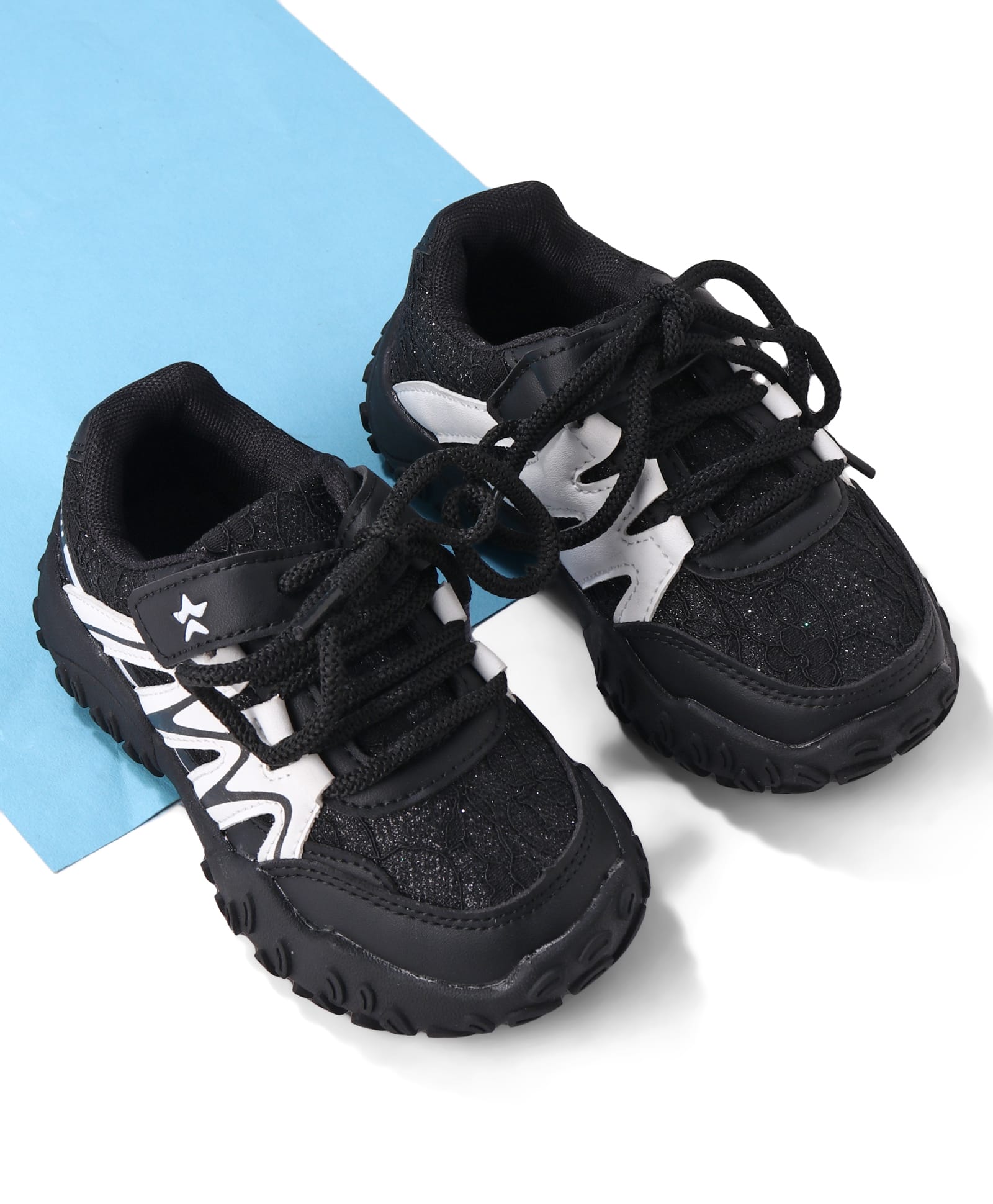 Cute Walk by Babyhug Velcro Closure Sneaker - Black