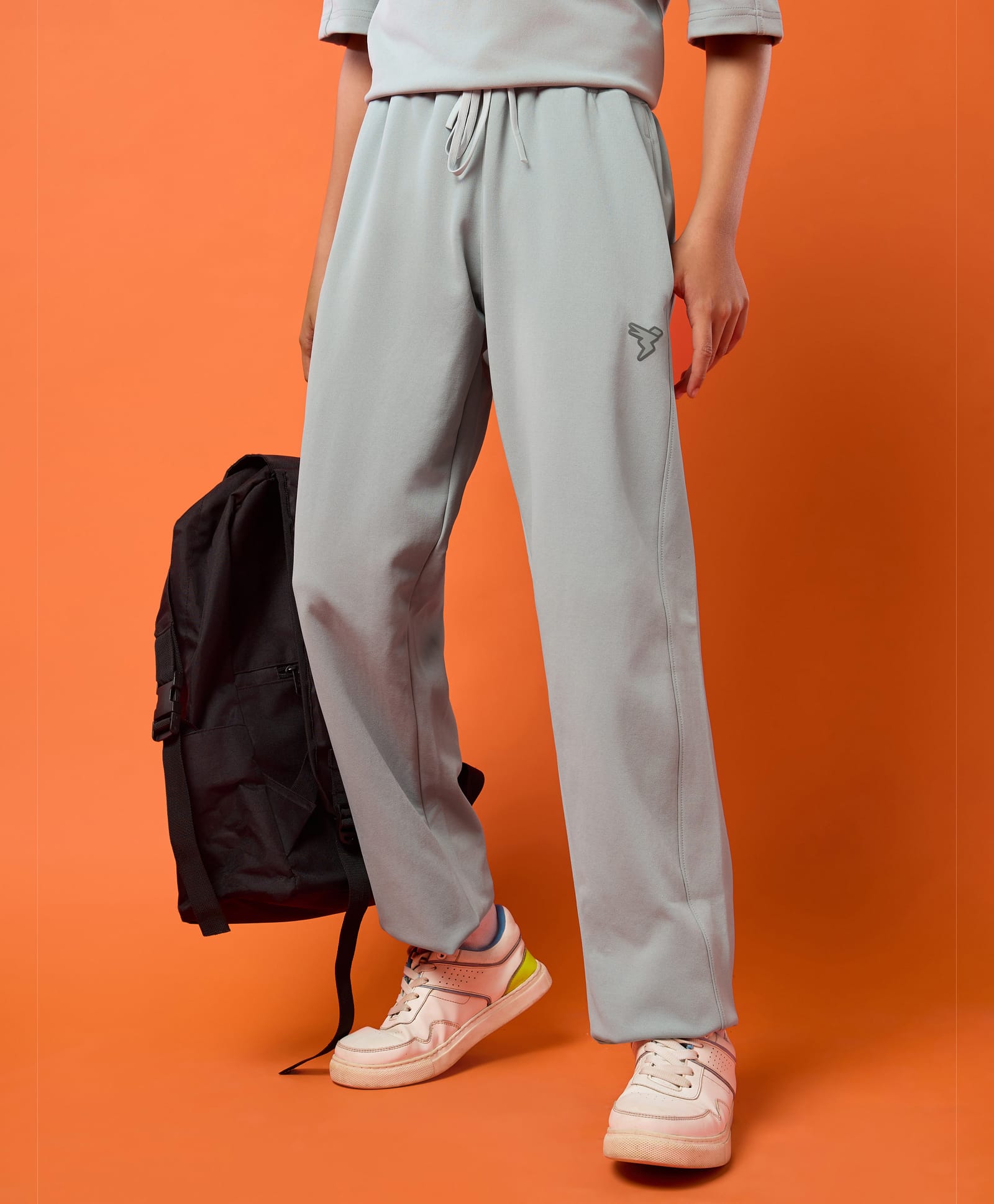 Technosport Knit Solid Track Pants - Grey-picture-19