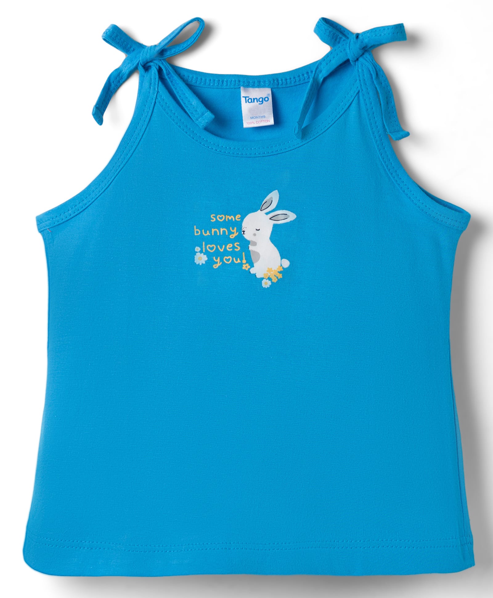 Tango Single Jersey Knit Sleeveless Bunny Printed Slip - Royal Blue-picture-27