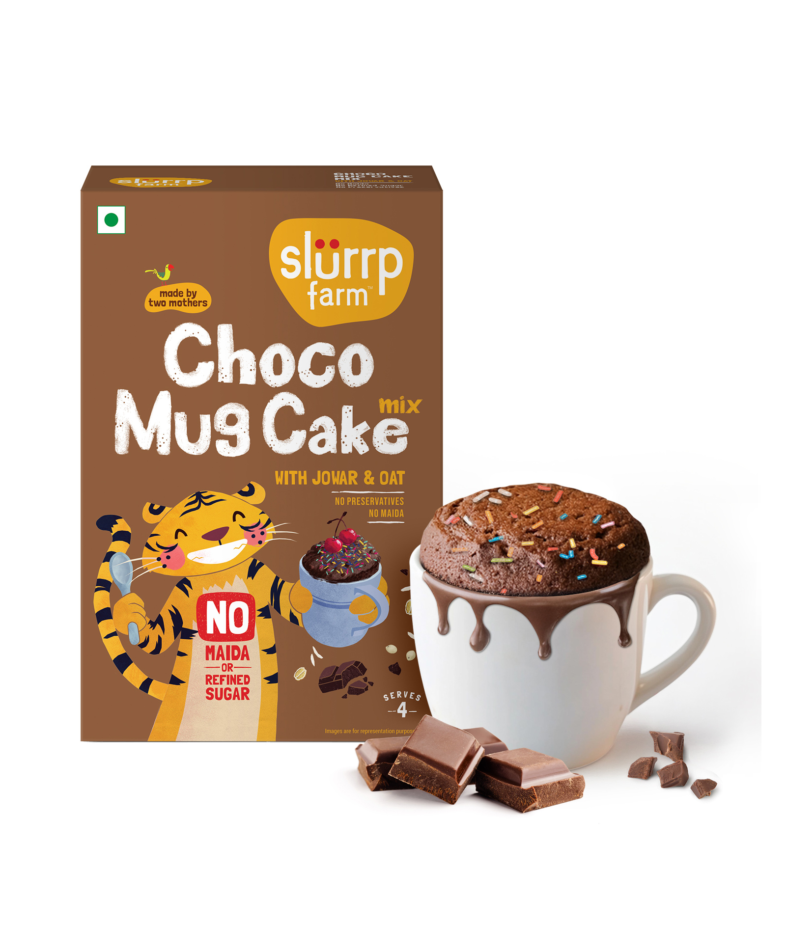 Slurrp Farm Chocolate Mug Cake Mix - 280 g-image-5