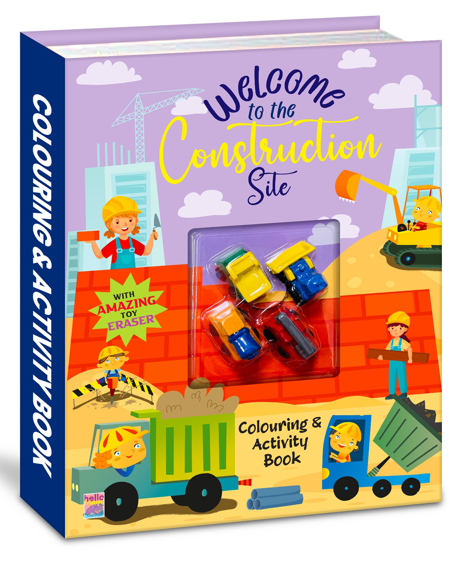 Welcome To The Construction Site Activity Book; Hands-On Learning About Vehicles, Machines, and Construction Fun for Kids, Toddlers, Preschoolers-image-2