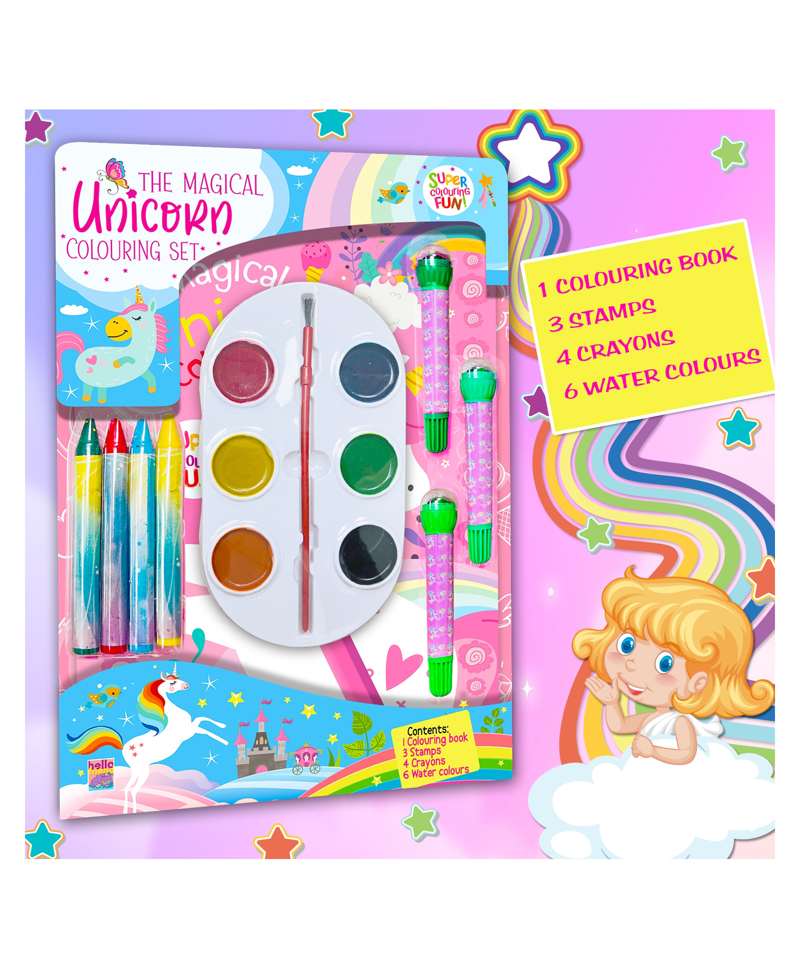 The Magical Unicorn Colouring Set; Creative and Imaginative Coloring Activity for Kids, Toddlers, Preschoolers Early Learning-image-42