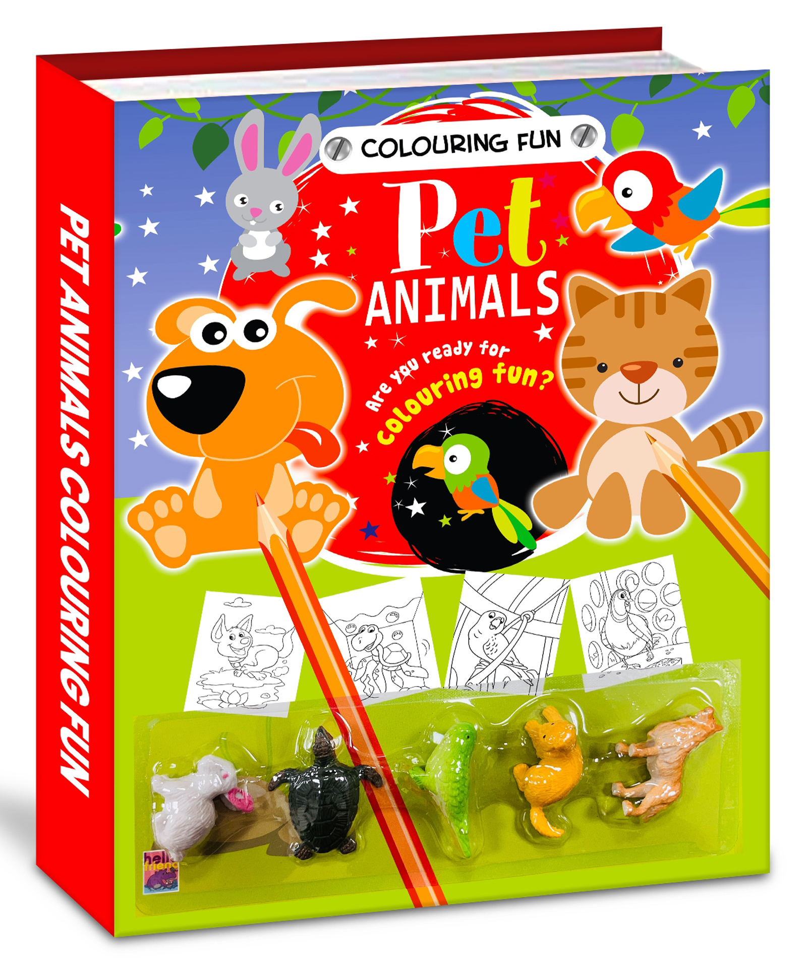 hellofriend books Colouring Fun Pet Animals; Creative and Fun Coloring Activity Book for Kids, Toddlers, Preschoolers Early Learners-picture-20