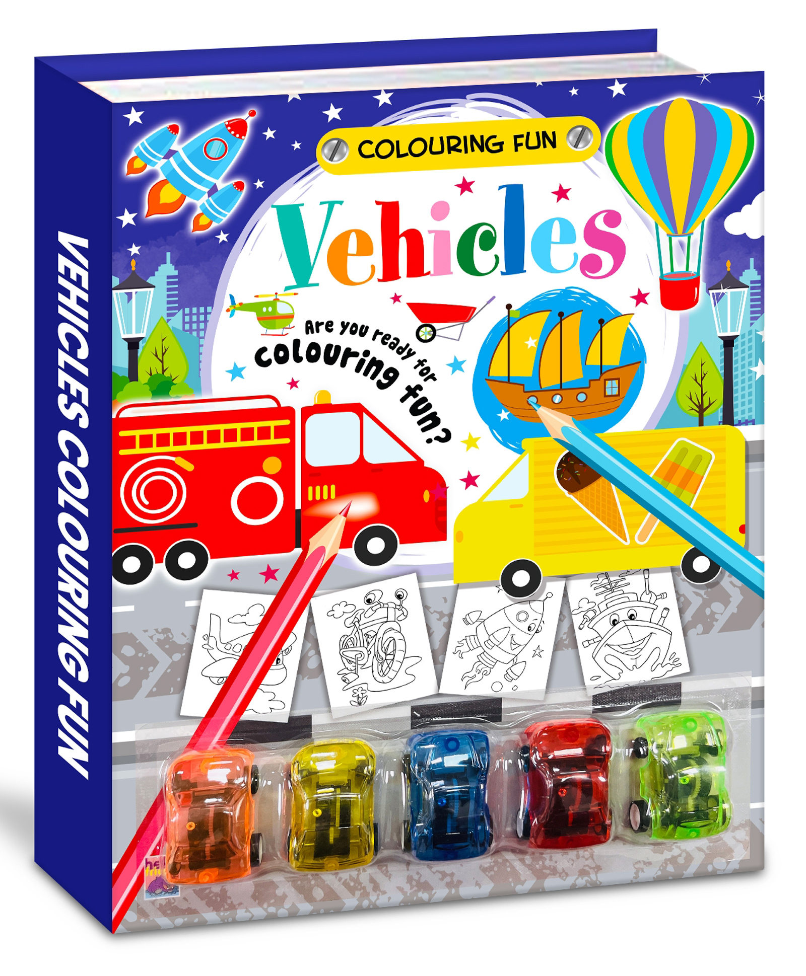 Colouring Fun Vehicles; Hands-On Coloring and Activity Book for Kids, Toddlers, Preschoolers Early Learners-image-19