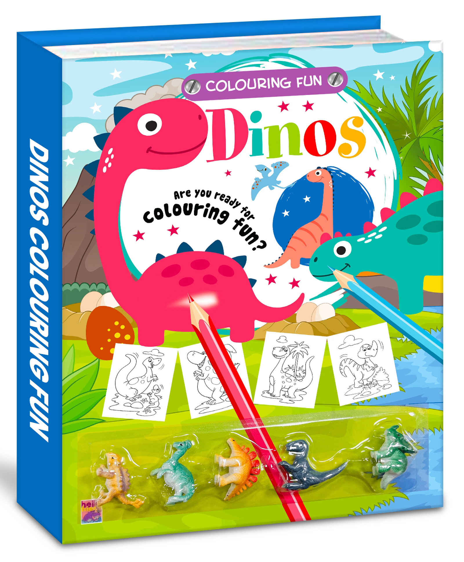 Colouring Fun Dinos; Prehistoric Fun Coloring Activity Book for Kids, Toddlers, Preschoolers Early Learning-image-35
