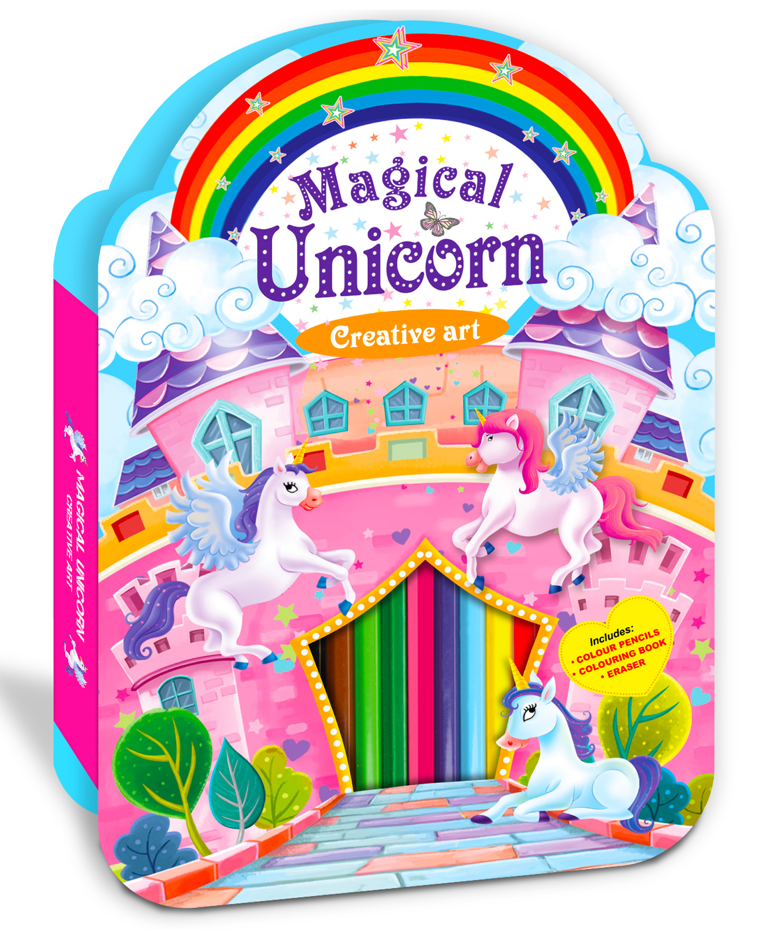 hellofriend books Magical Unicorn Art & Colouring Kit for Kids | Creative Arts & Crafts Set-picture-10