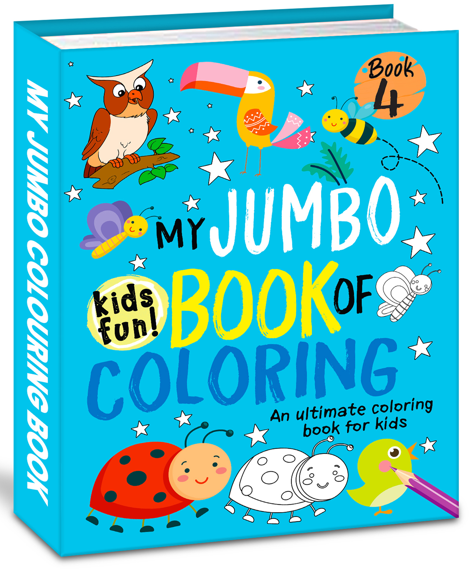 My Jumbo Book of Coloring Turquoise Book 4; Fun and Educational Coloring Activity for Kids, Toddlers, Preschoolers Early Learning-image-40