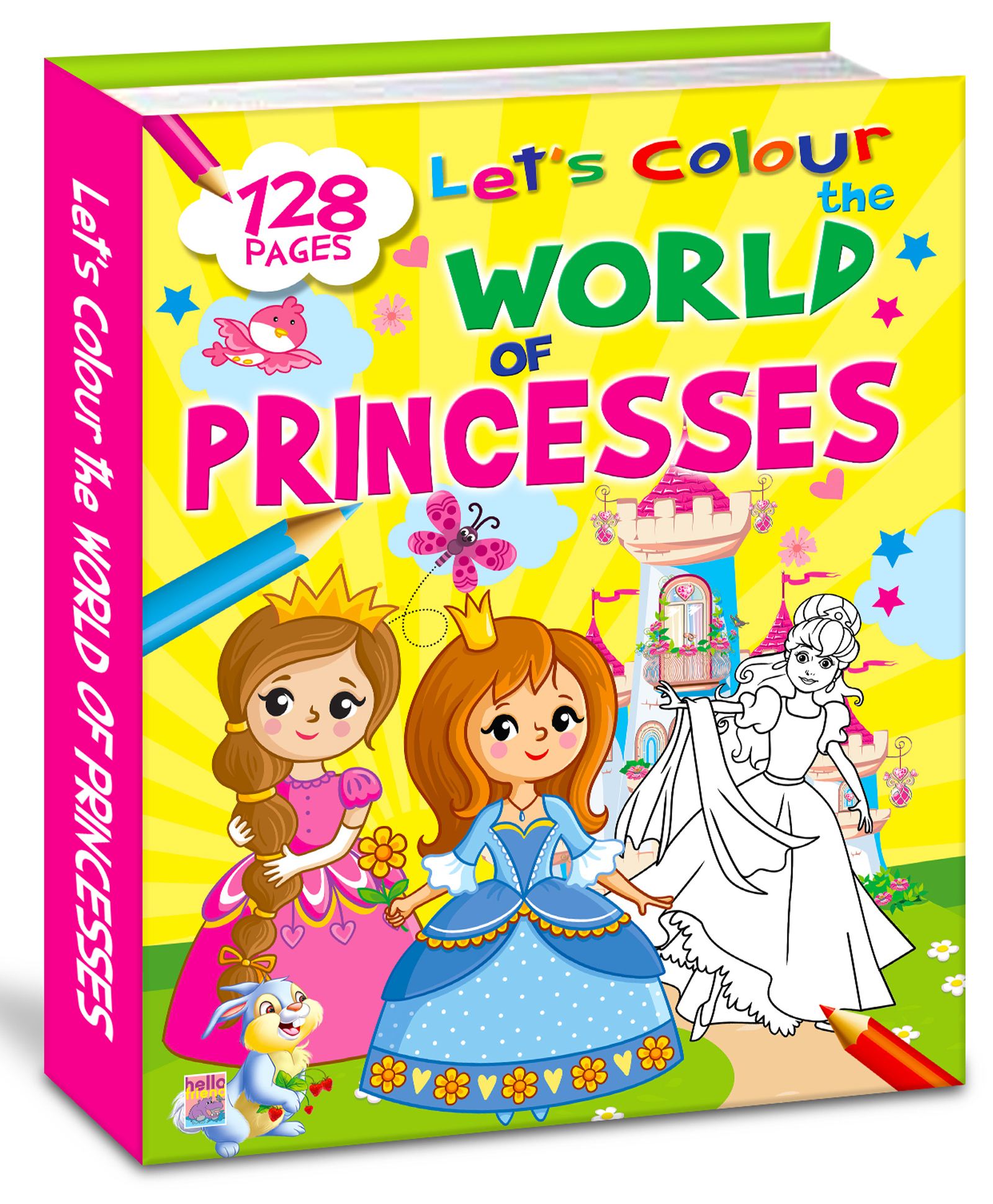 hellofriend books Let's Colour the World of Princess; Creative and Magical Coloring Activity Book for Kids, Toddlers, Preschoolers Early Learning-picture-19