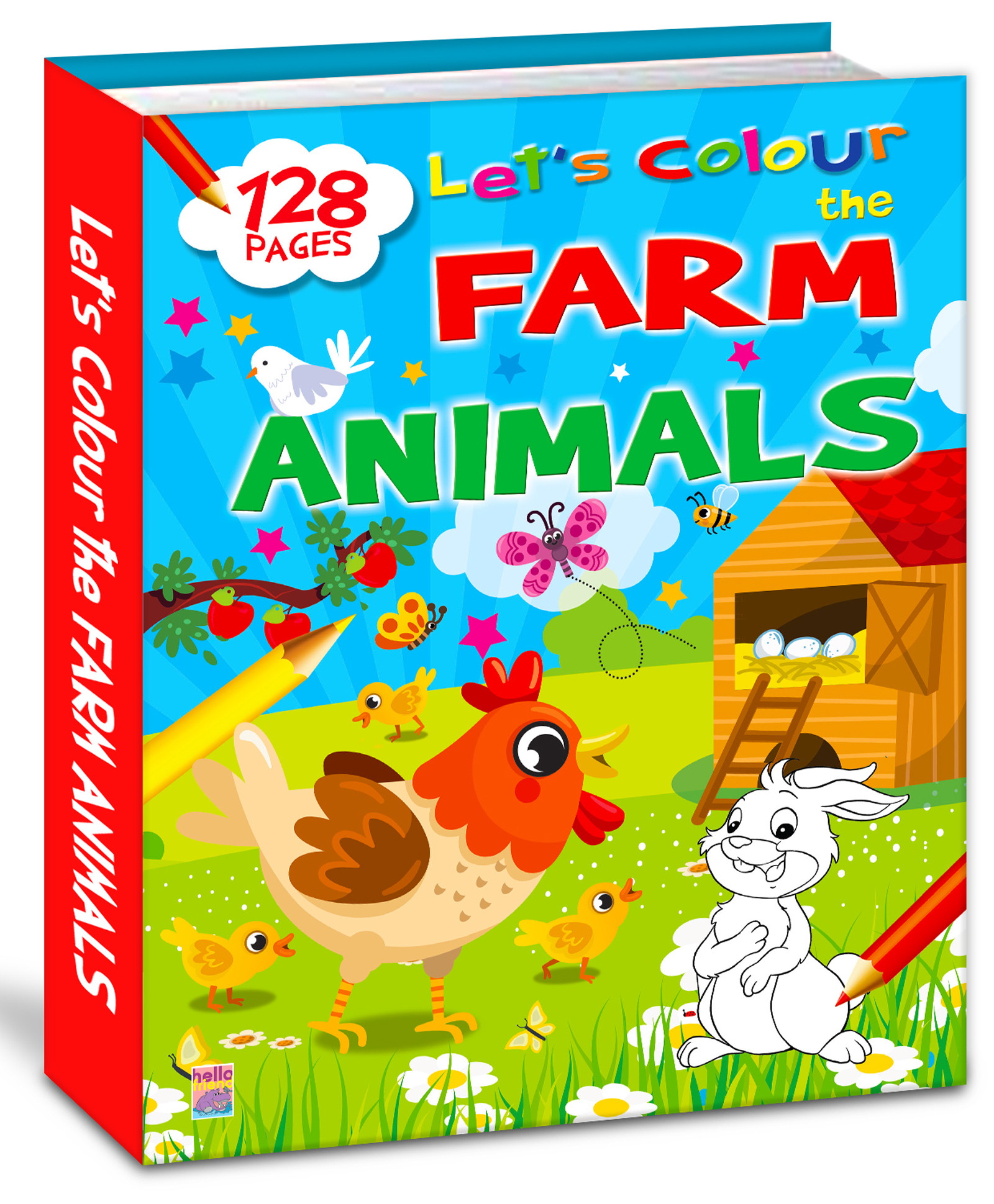 hellofriend books Let's Colour the World of Animals; Creative and Fun Animal Coloring Activity Book for Kids, Toddlers, Preschoolers Early Learners-picture-18