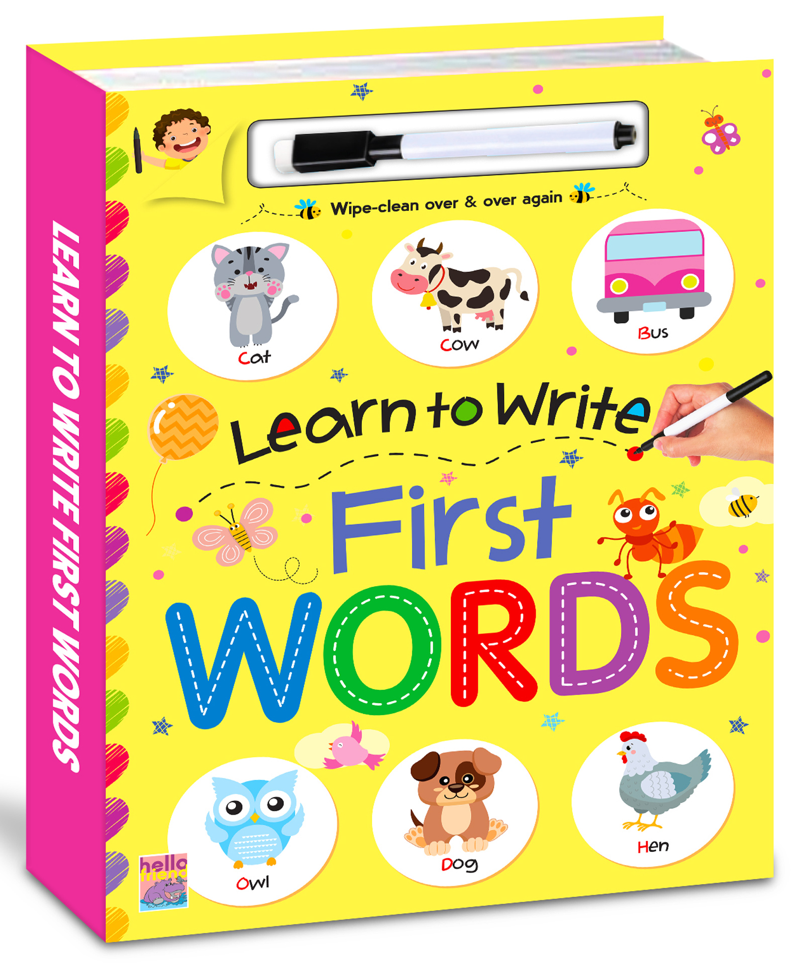 Learn To Write First Word; Early Reading and Vocabulary Handwriting Practice Book for Kids, Toddlers, Preschoolers-image-22