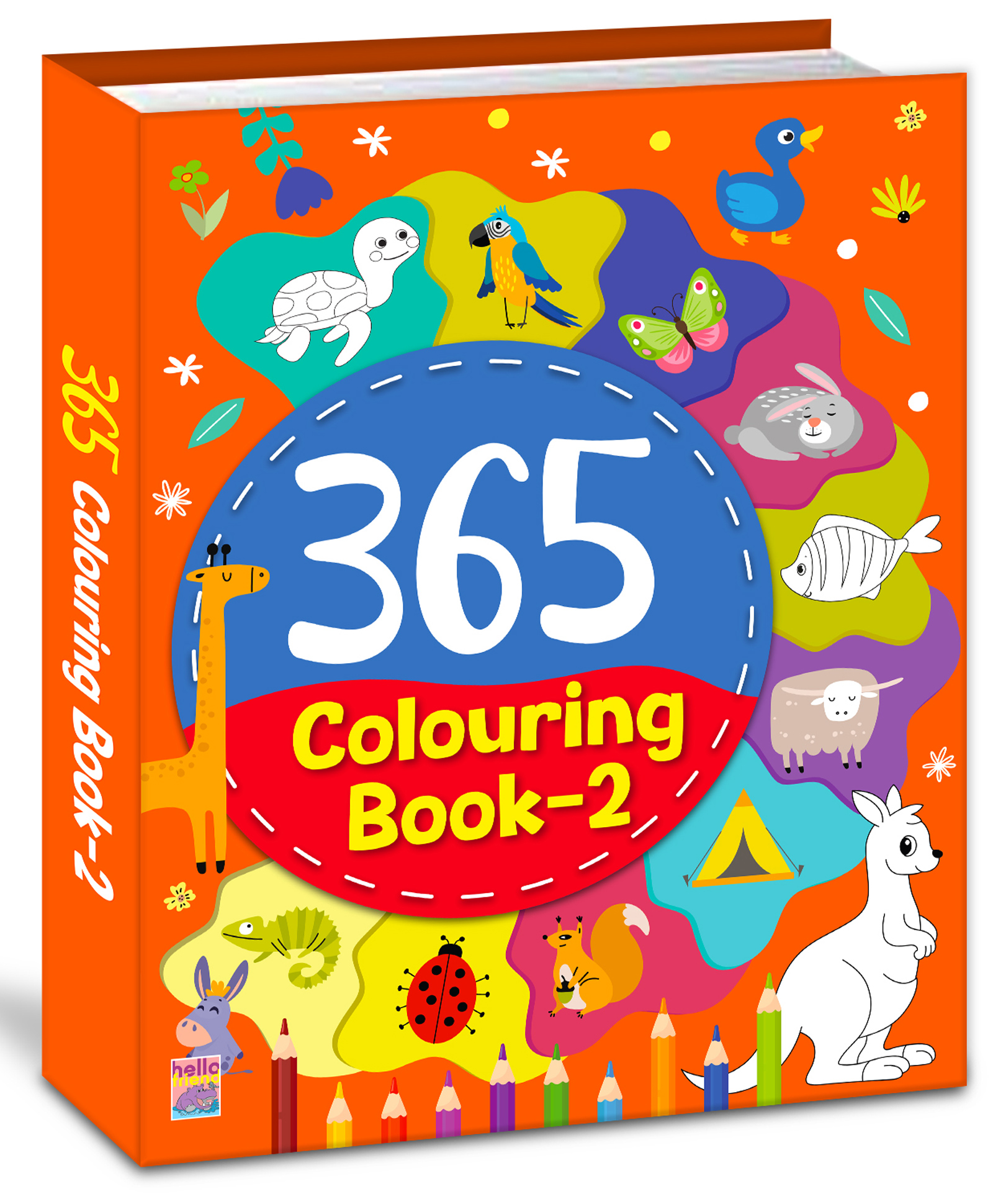 hellofriend books 365 Colouring Book Volume 2: Creative Daily Art Activities for Children-picture-20