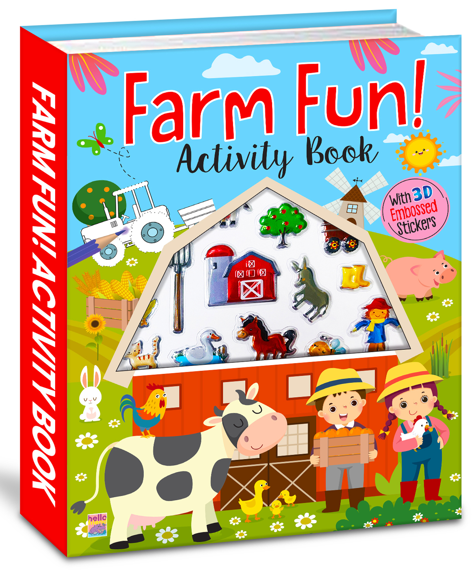 Farm Fun Sticker & Activity Book for Kids | Interactive Learning-image-2