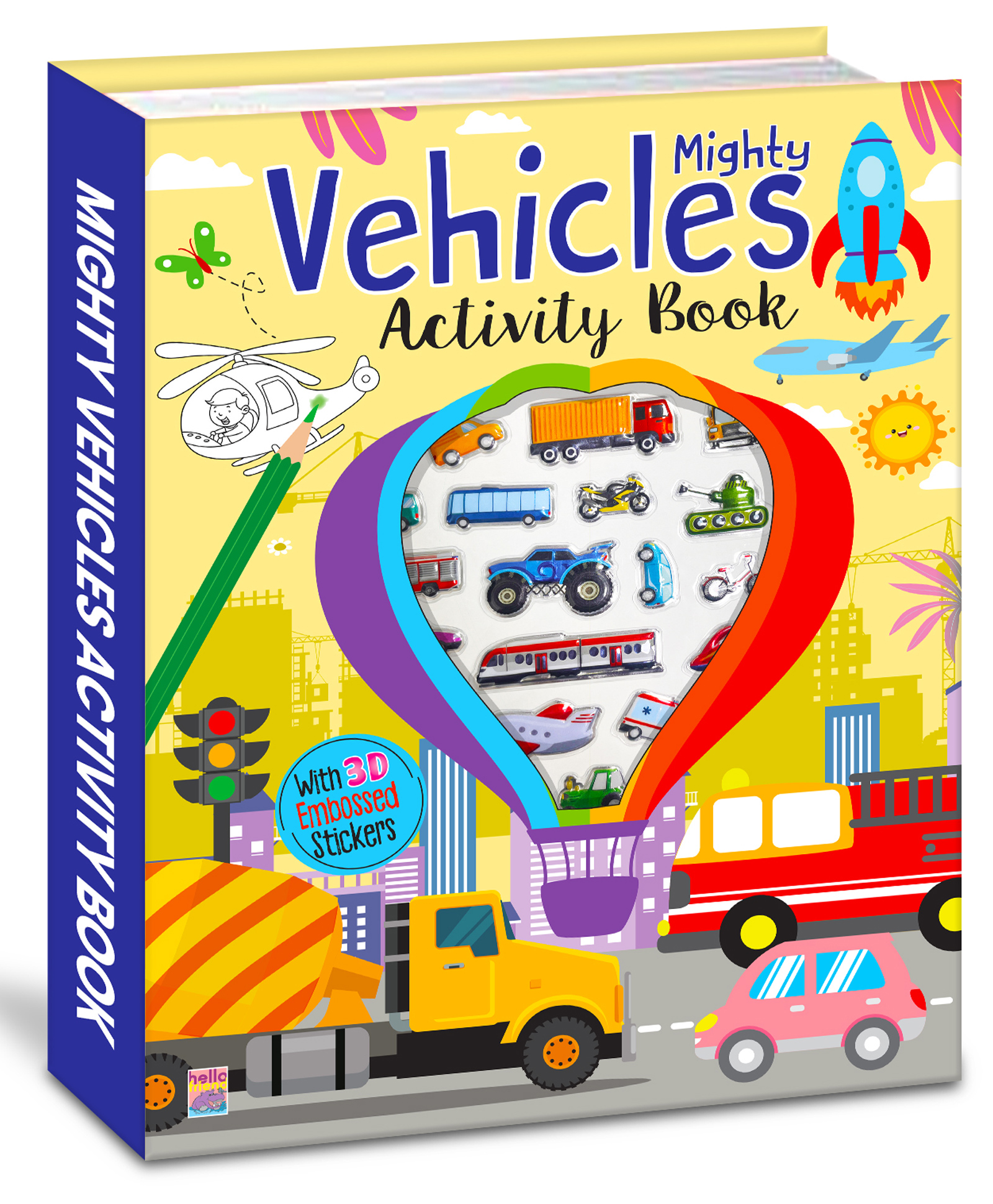 Mighty Vehicles Sticker & Activity Book for Kids | Fun Learning Book-image-21