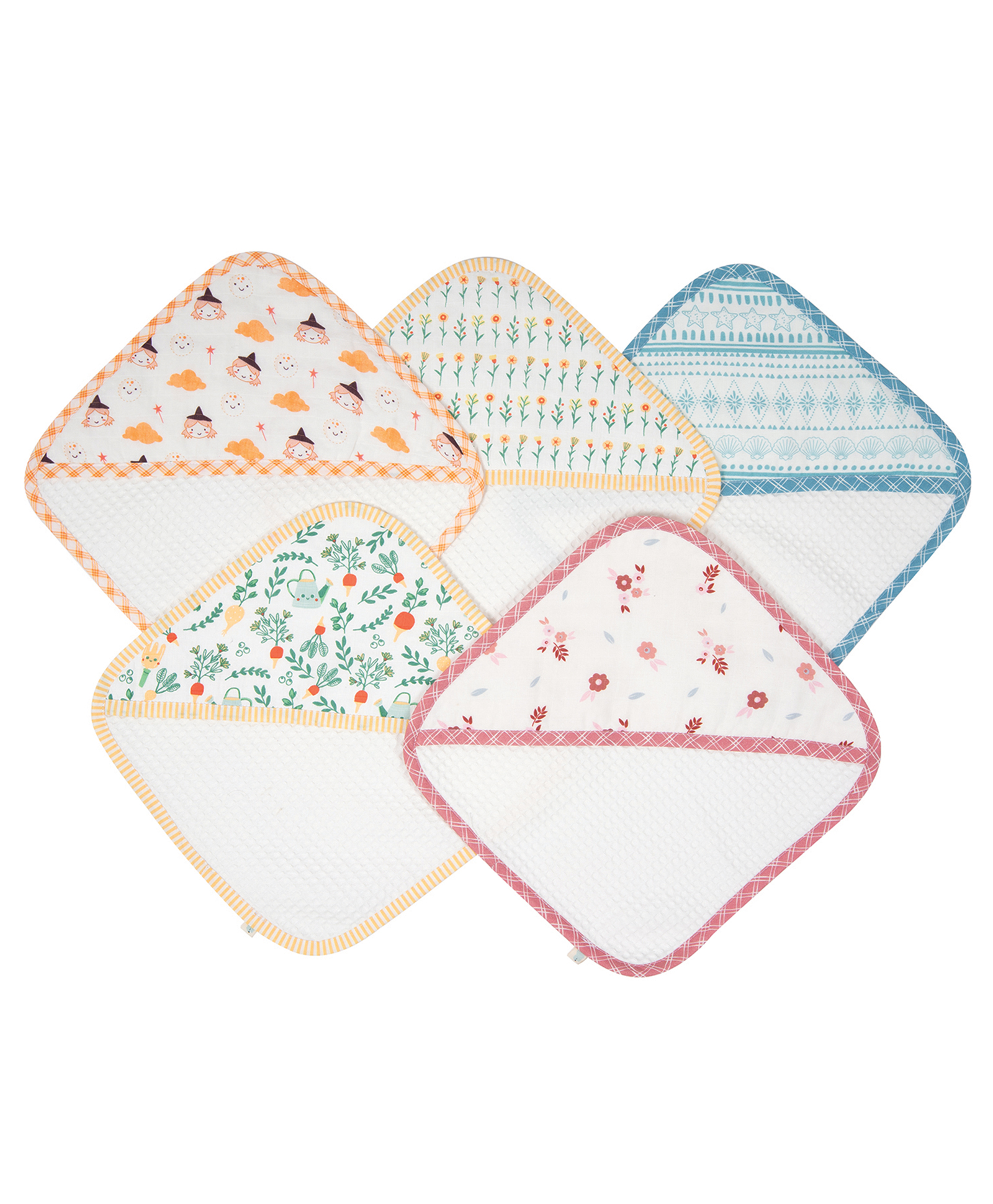 Tidy Sleep Baby Waffle Face Towel for Newborns (Set-1) Pack-5-image-20