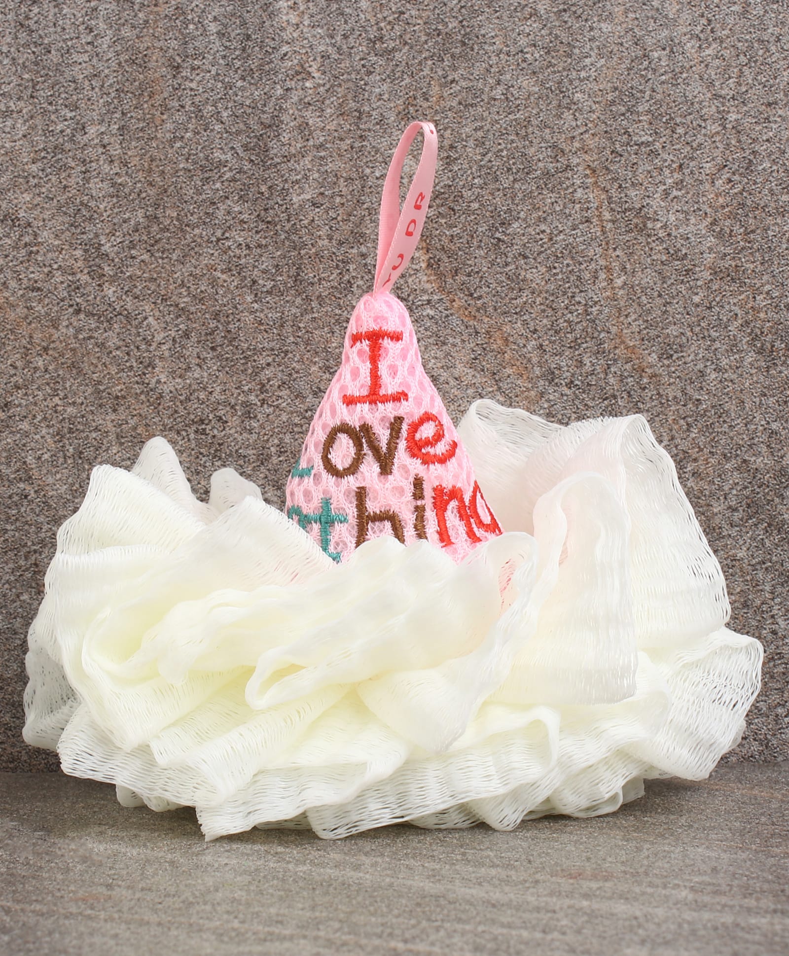 fab n funky Bath Sponge/Loofah Free size - White-picture-15