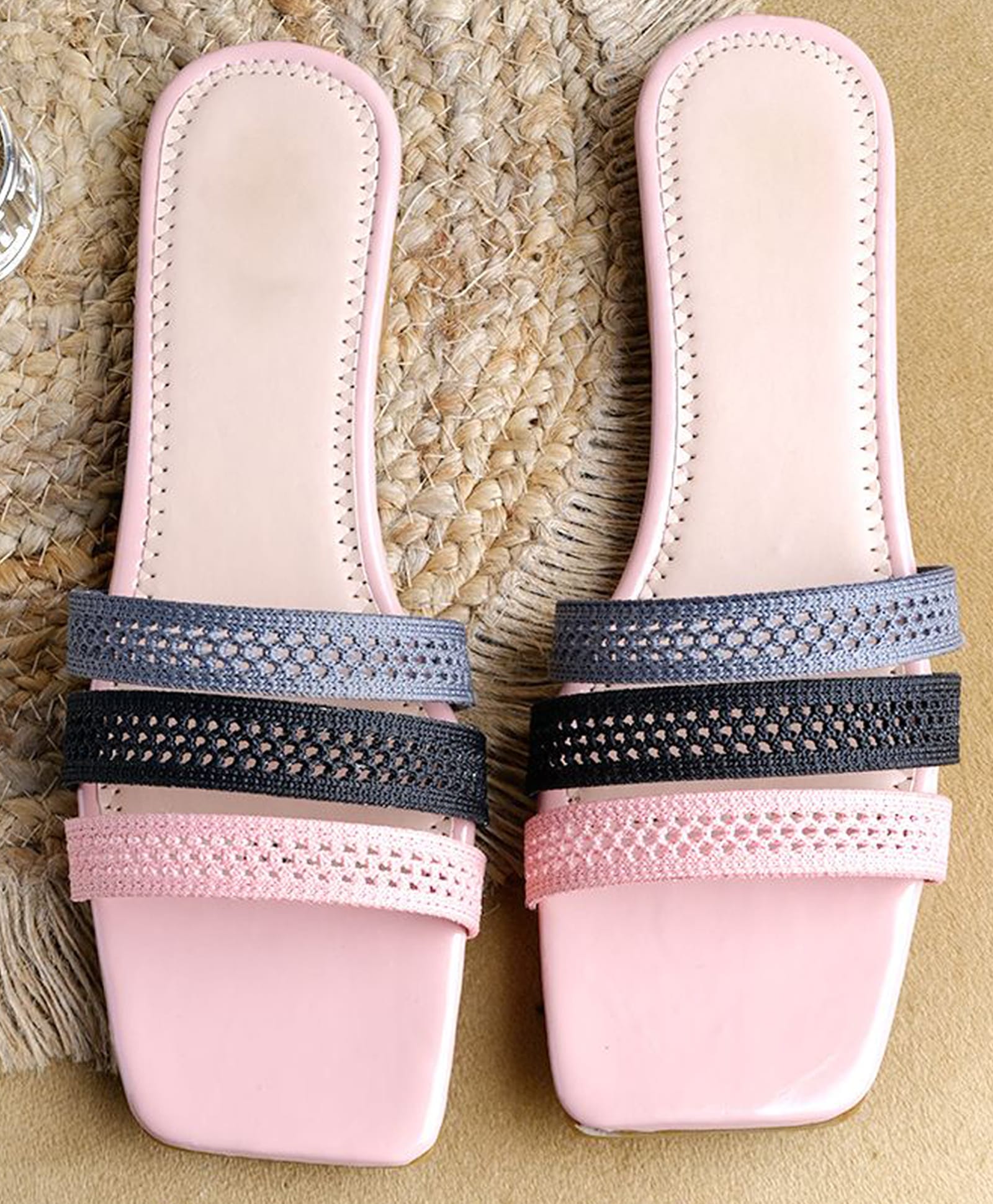 NZS Straps Detailed Sandals - Peach-picture-26