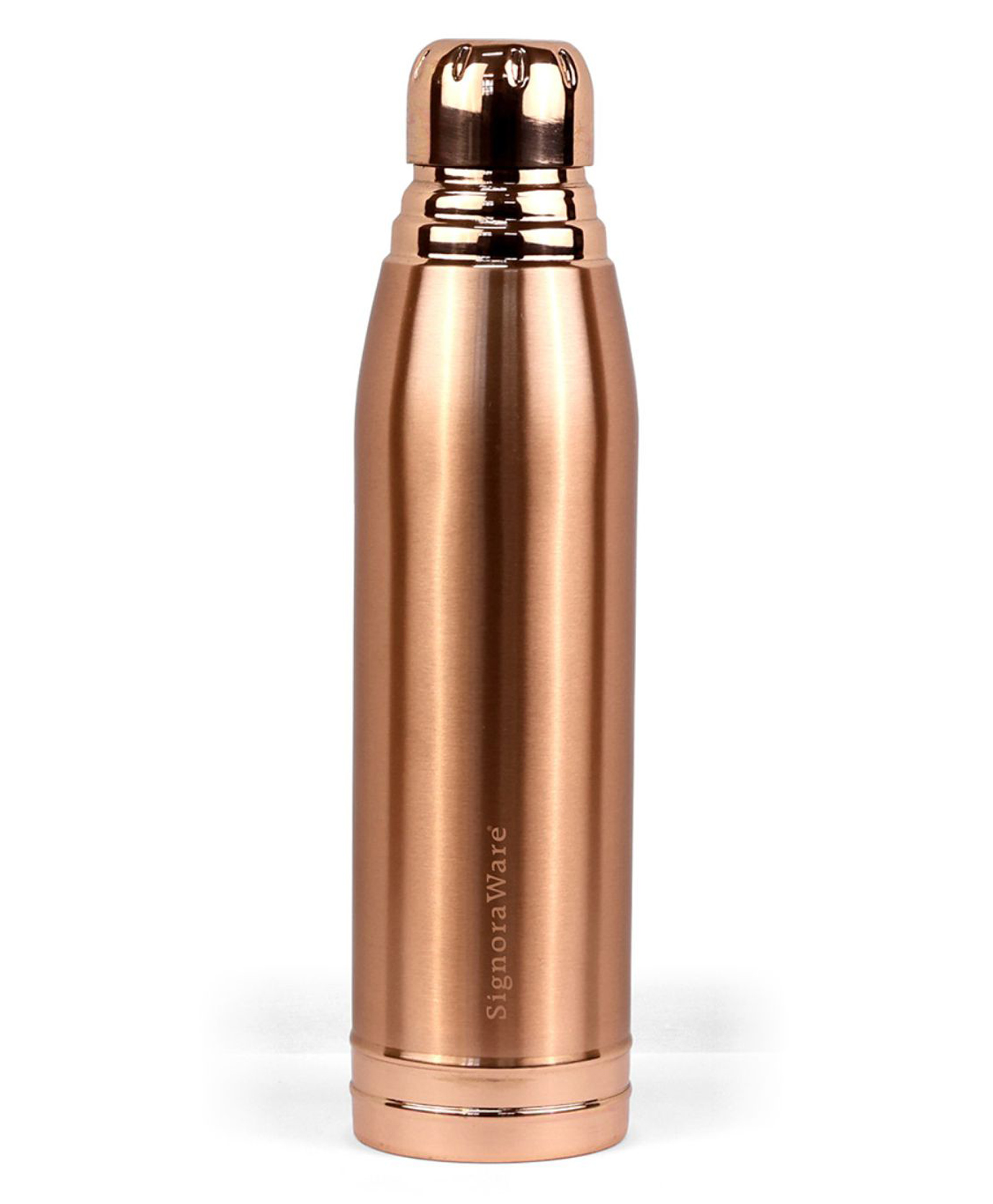 SignoraWare Enchant Copper Bottle 1000ml Made from high-quality pure copper for enhanced health benefits-copper-image-0