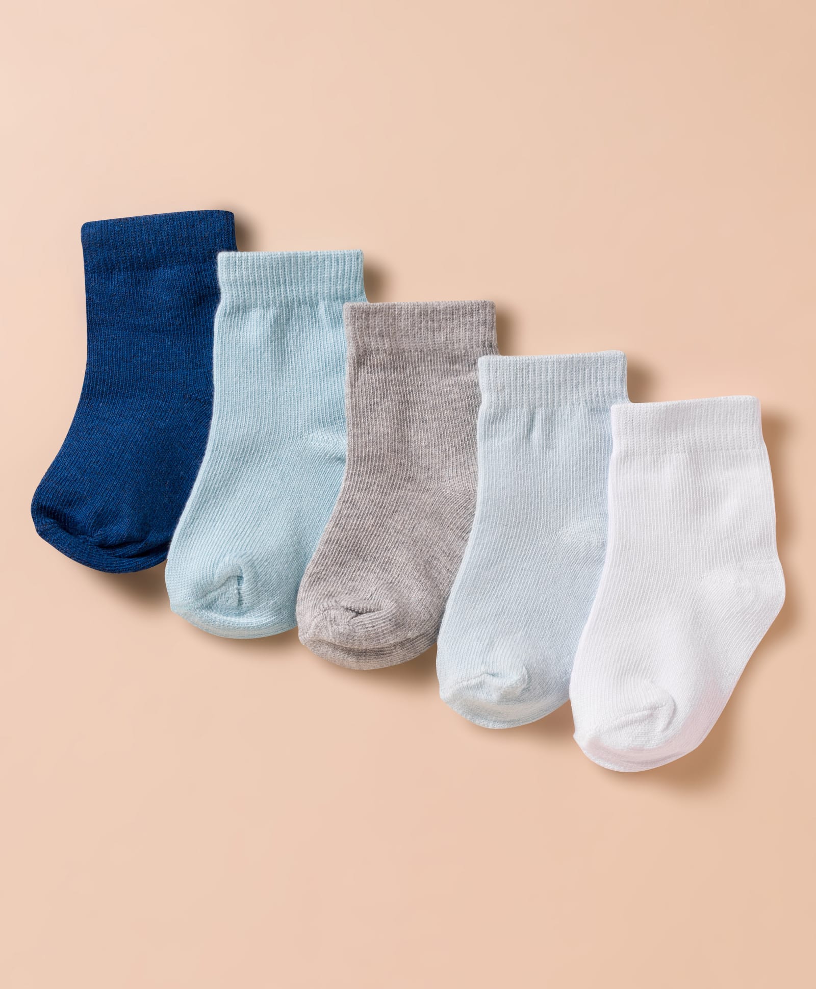 Doodle Poodle Cotton Knit Ankle Length Socks Pack Of 5 - Multicolour