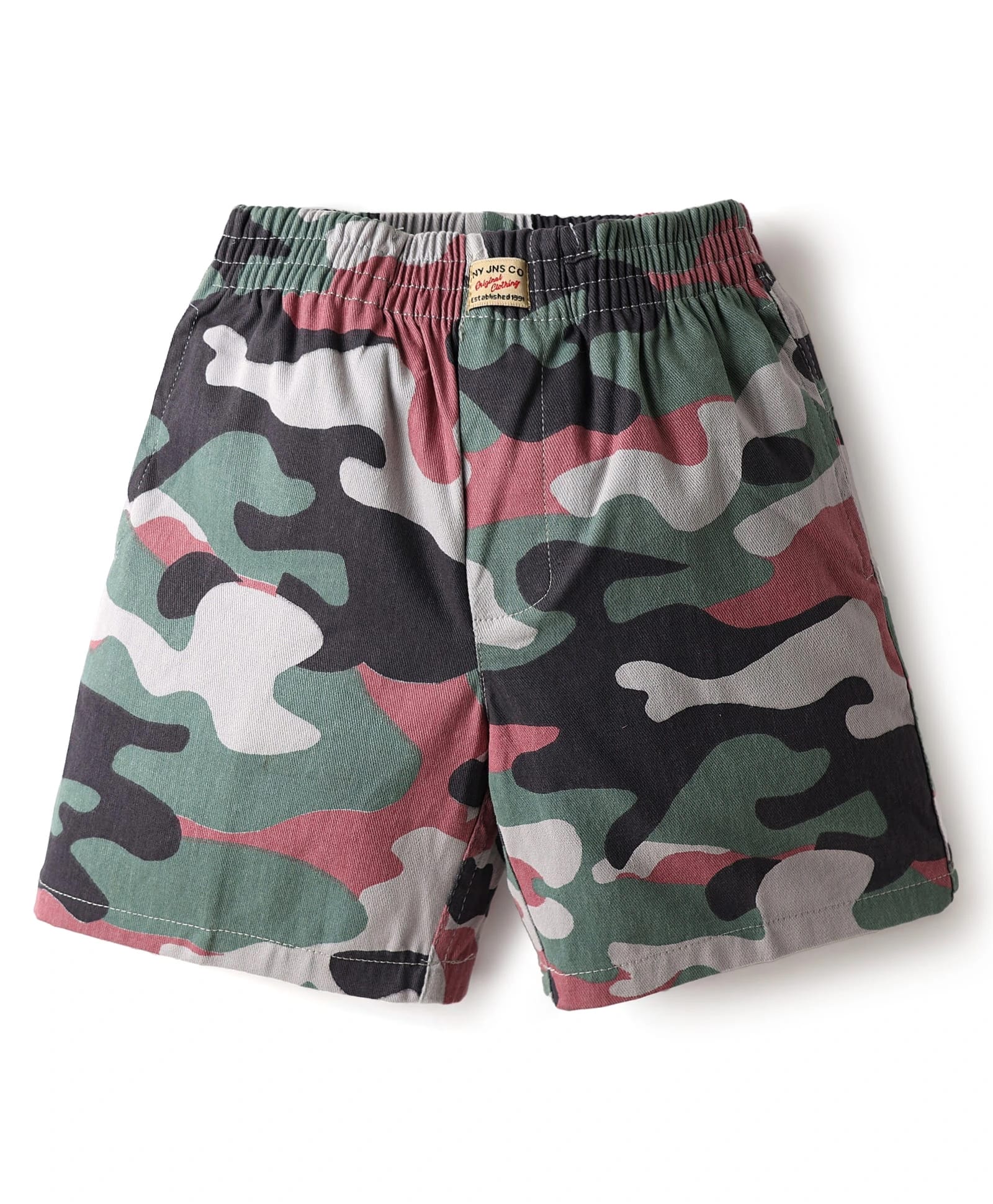 Noddy Camouflage Printed Shorts - Peach-image-2
