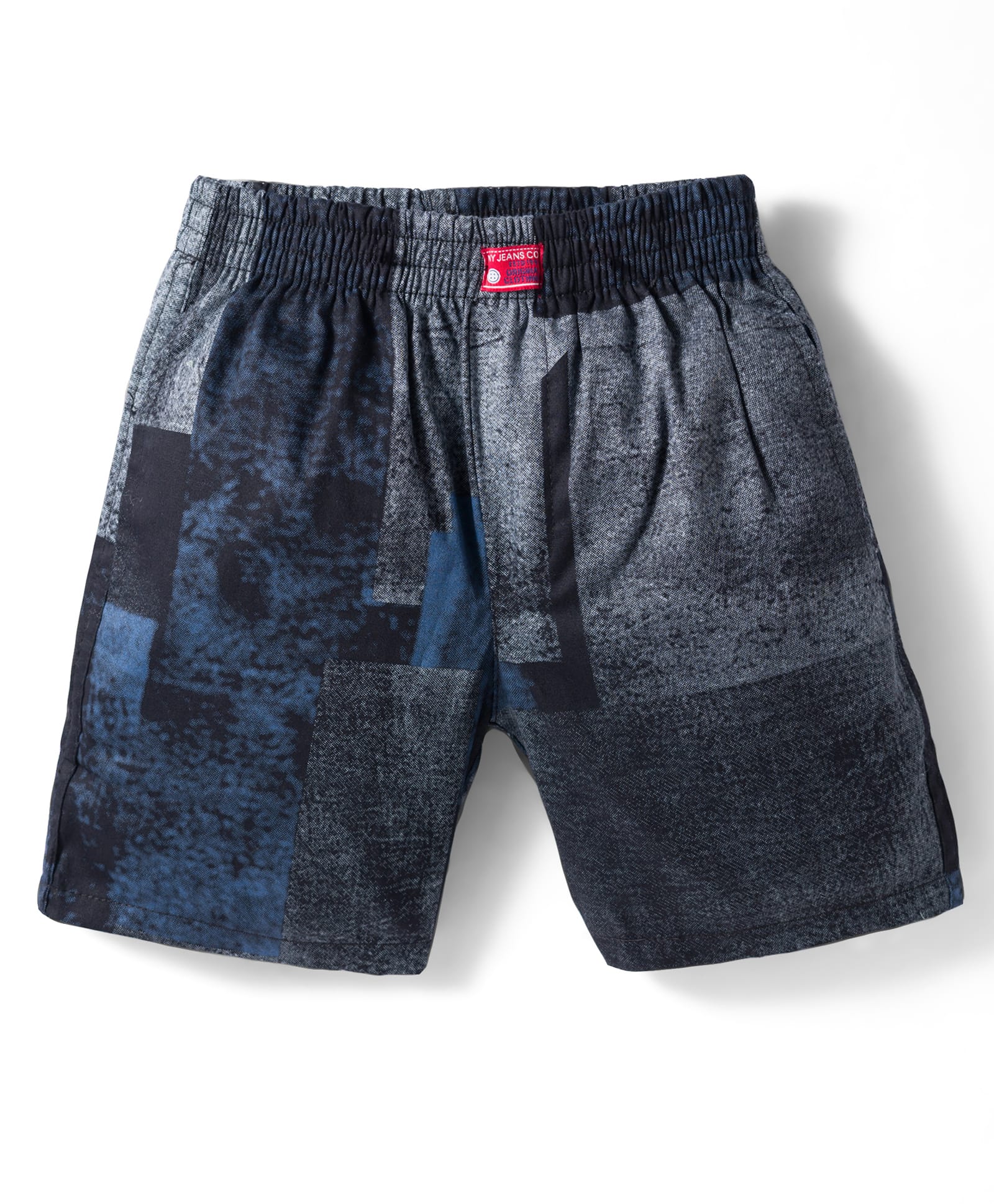 Noddy Abstract Designed Shorts - Navy Blue-image-20