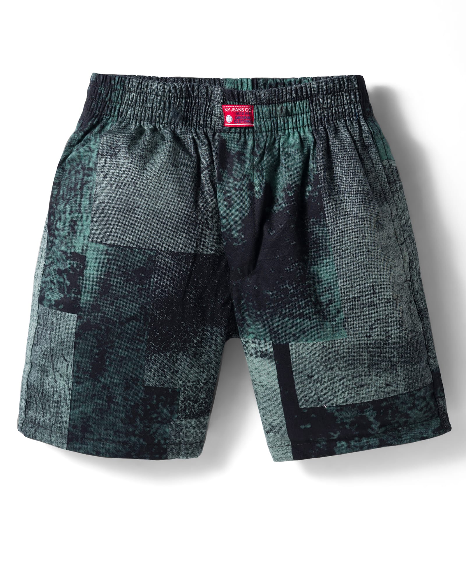 Noddy Abstract Designed Shorts - Green-picture-13