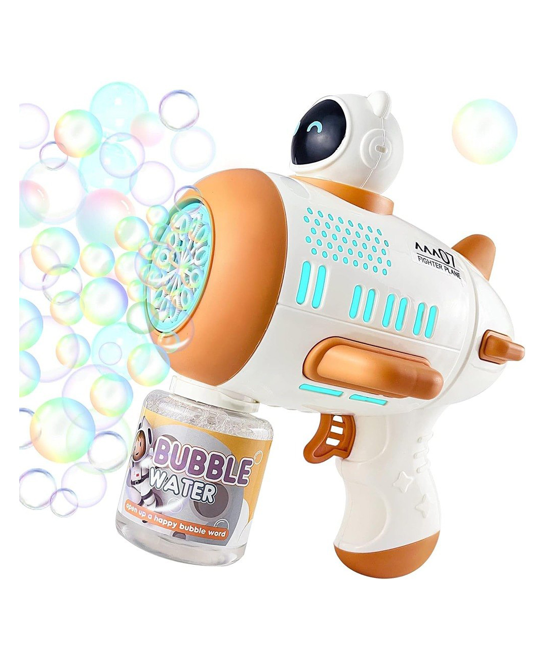 HAPPY HUES Automatic Bubble Gun for Kids-Leak-Proof Includes 1 Bubble Solution Bottle-image-35
