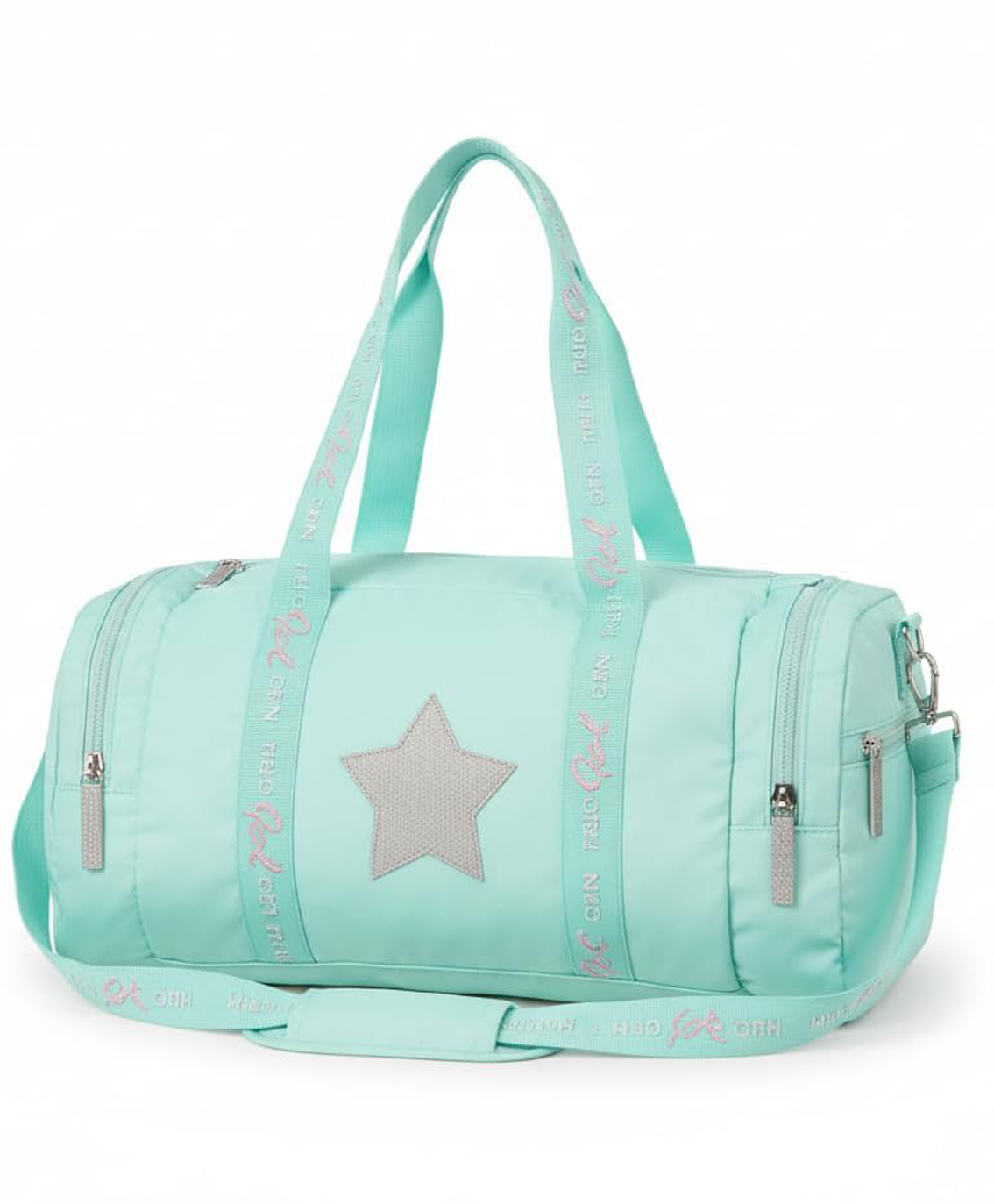 HAPPY HUES Star Duffle Bags for girls -activity classes/ Gymnastic and travel bag- Sea Green-image-35