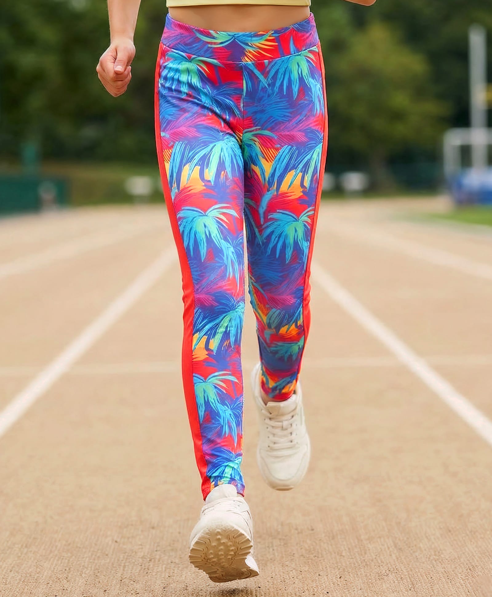 Pine Active Knit Full Length Super Stretch Printed Leggings - Multicolor-picture-37
