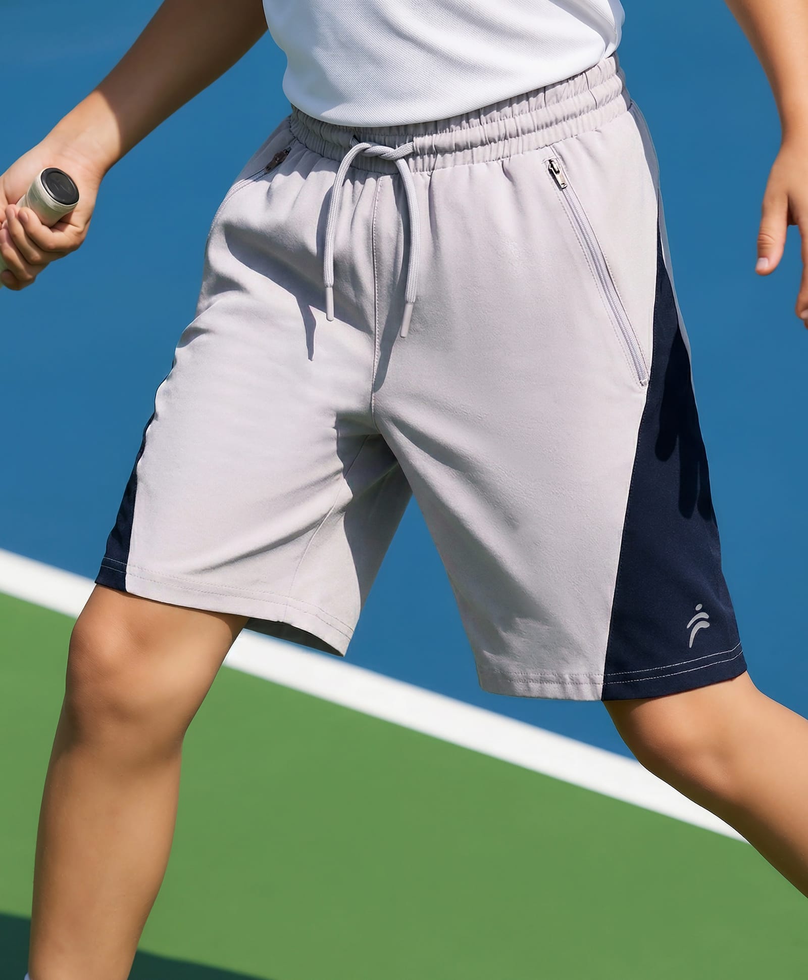 Pine Active Woven Ultra Light Cut N Sew Knee Length Shorts - Grey-picture-24