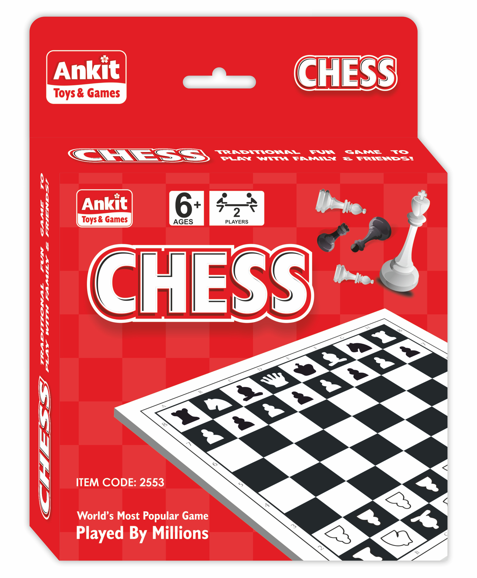 Ankit Toys & Games Classic Chess Board Game | Compact Size Strategy Game for Kids & Adults Board Game Accessories-image-42