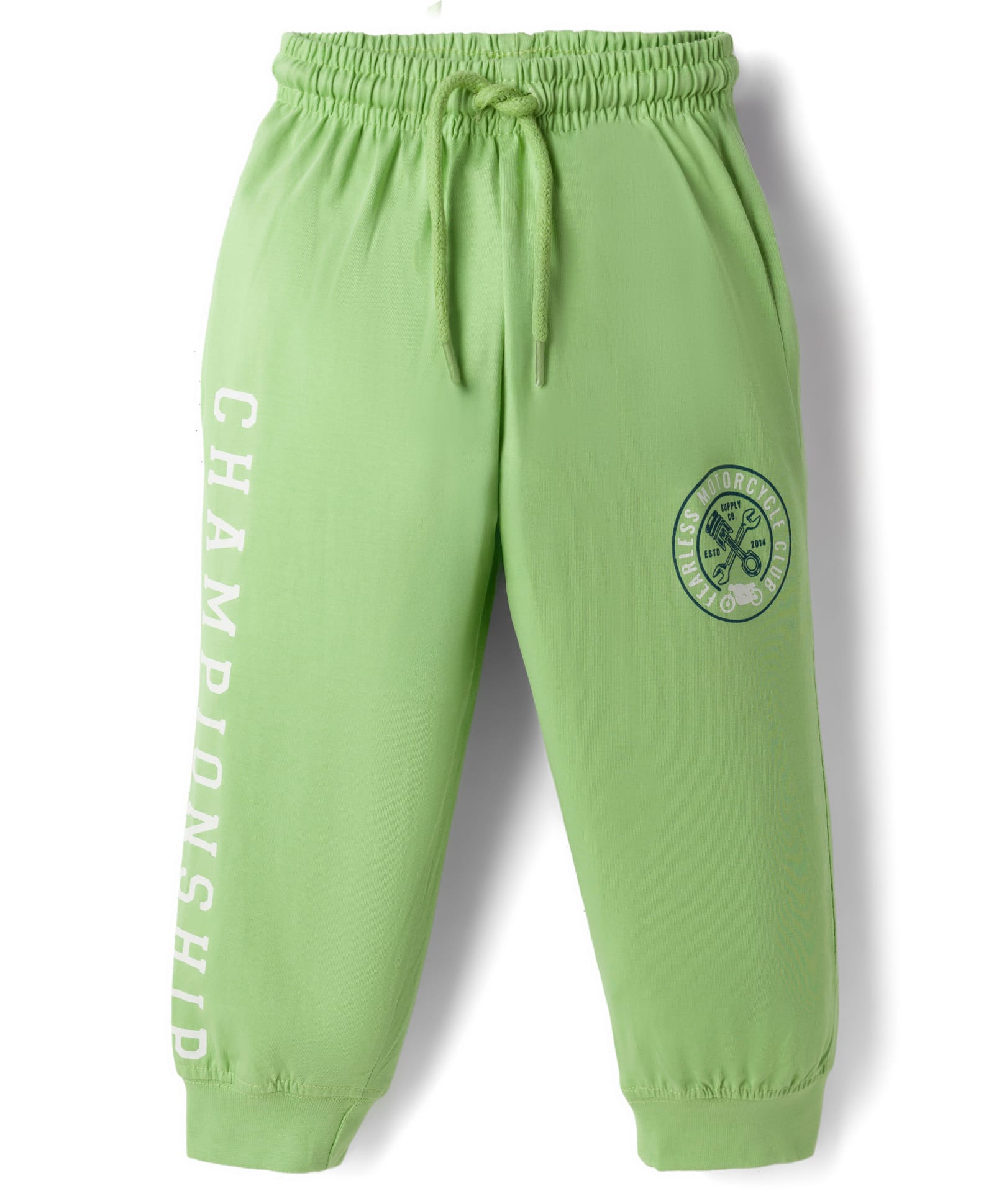 Taeko Single Jersey Knit Full Length Text & Vehicles Lounge Pant - Light Green-picture-27