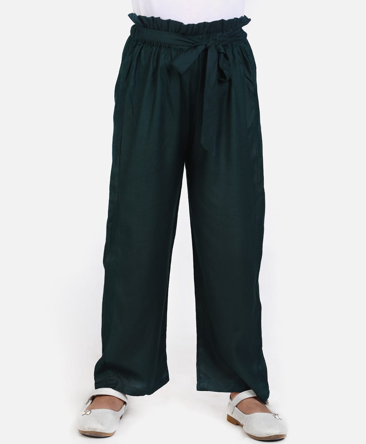 Cutiekins Rayon Woven Solid Pants - Green-picture-25