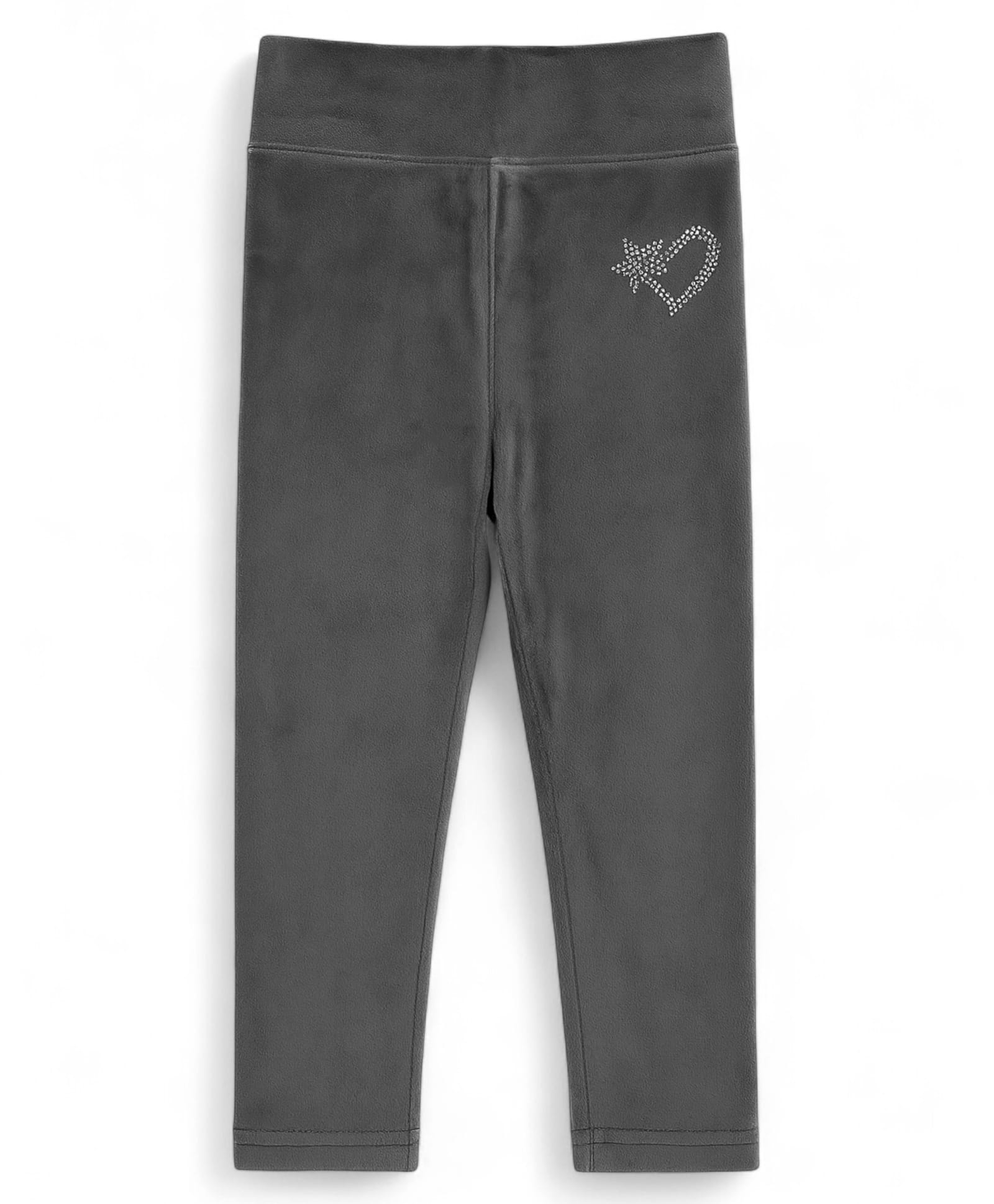 Lil Lollipop Knit Stones Embellished Leggings - Grey-picture-14