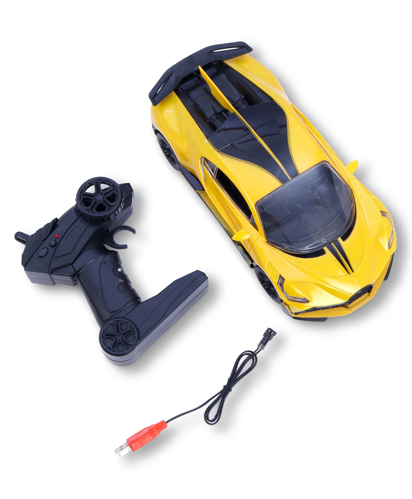 SEEDO 1:16 Scale 2.4 GHZ Electric Remote Controlled Thunder Bird Racing Reality Car - Yellow-picture-10