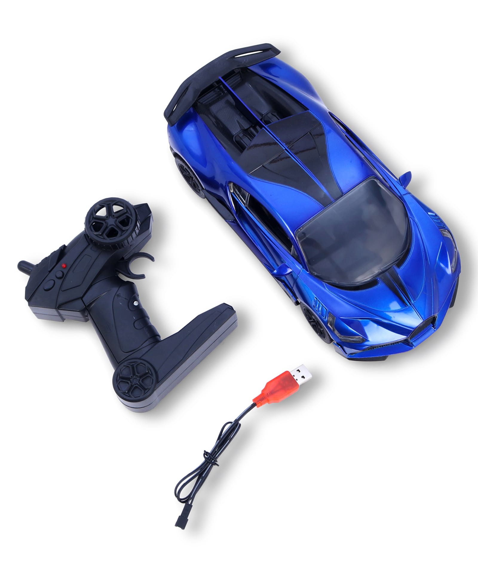 SEEDO 1:16 Scale 2.4 GHZ Electric Remote Controlled Thunder Bird Racing Reality Car - Blue-picture-15