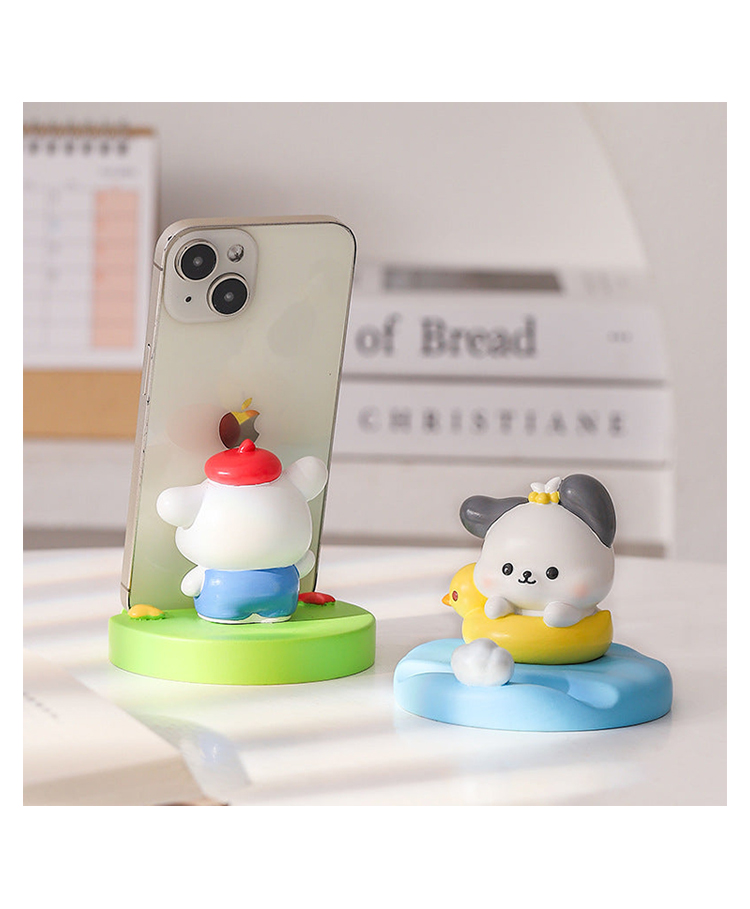 Sanjary Cute Cartoon Animal Phone Stand Resin Desk Mobile Holder Decorative Smartphone Stand for Office Bedroom Home Gift Kids Girls Boys color design may vary-image-21