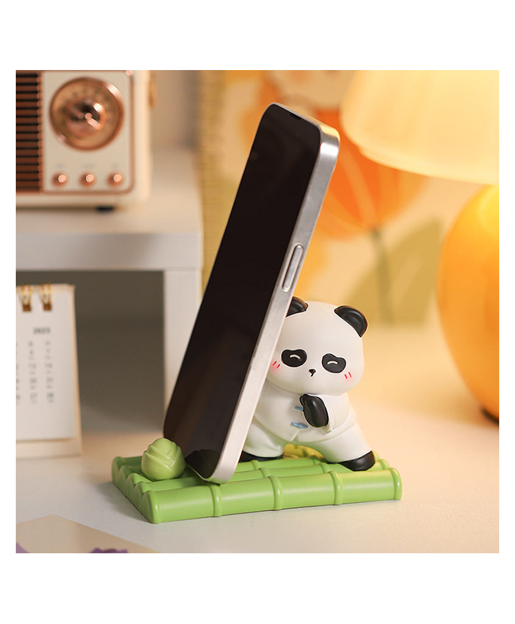Sanjary Cute Panda Resin Mobile Phone Stand Cartoon Desk Smartphone Holder Decorative Phone Support for Study Office Bedroom Gift color design may vary-image-25