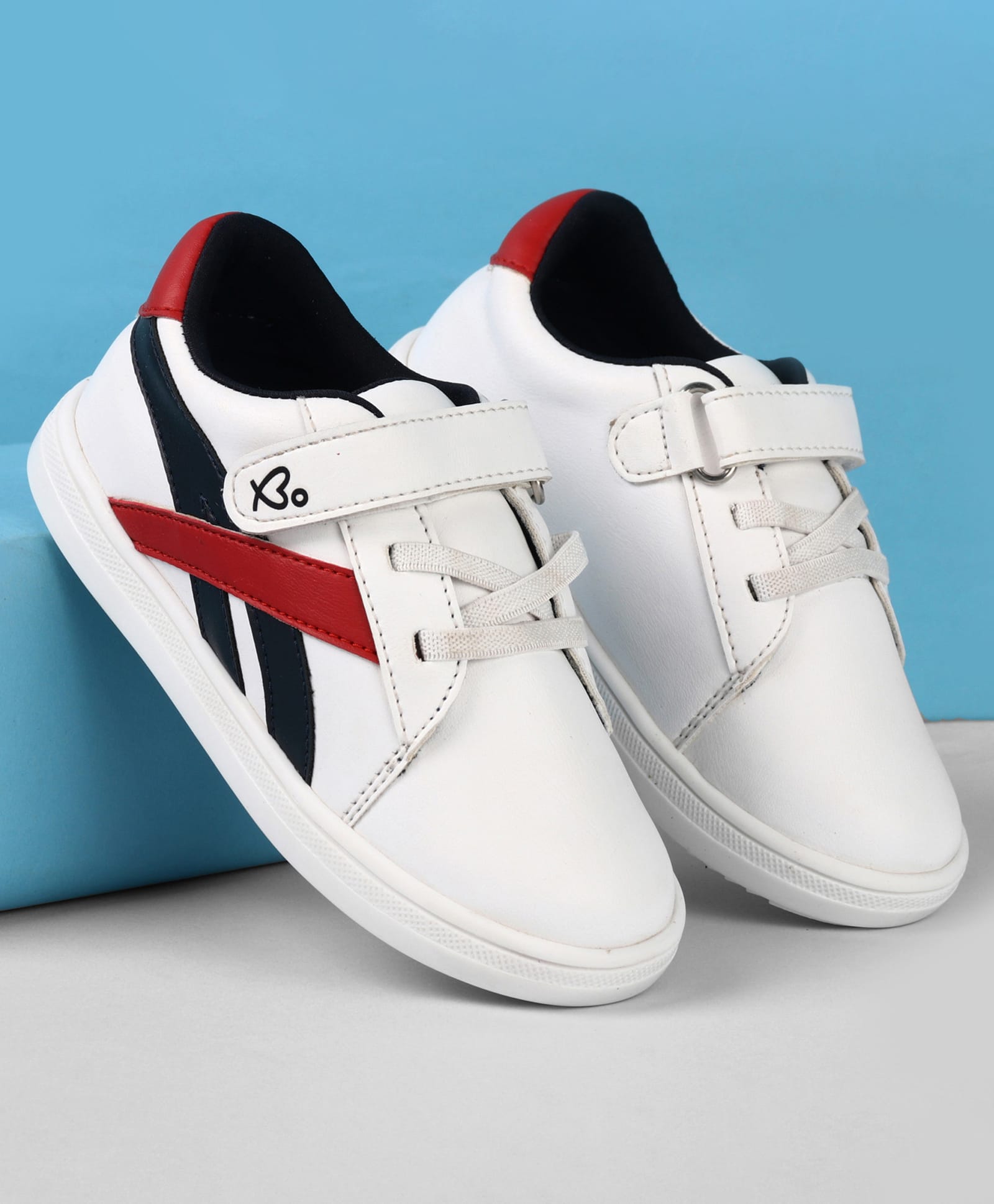 Babyoye Velcro Closure Solid Casual Shoes - White-picture-22