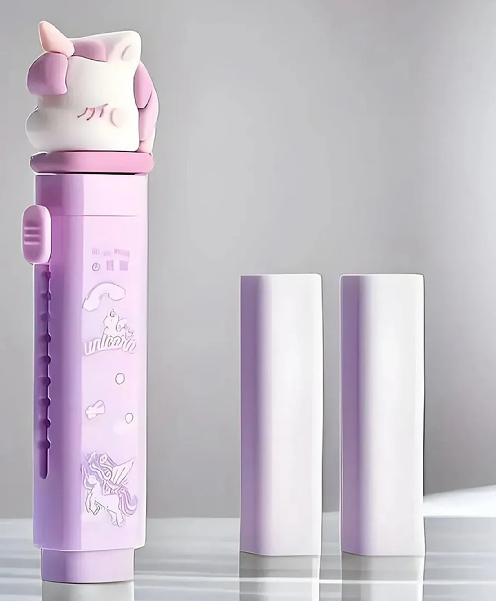 Comercio New Sliding Retractable Push & Pull Fancy Eraser - Colour & Design May Vary-picture-11