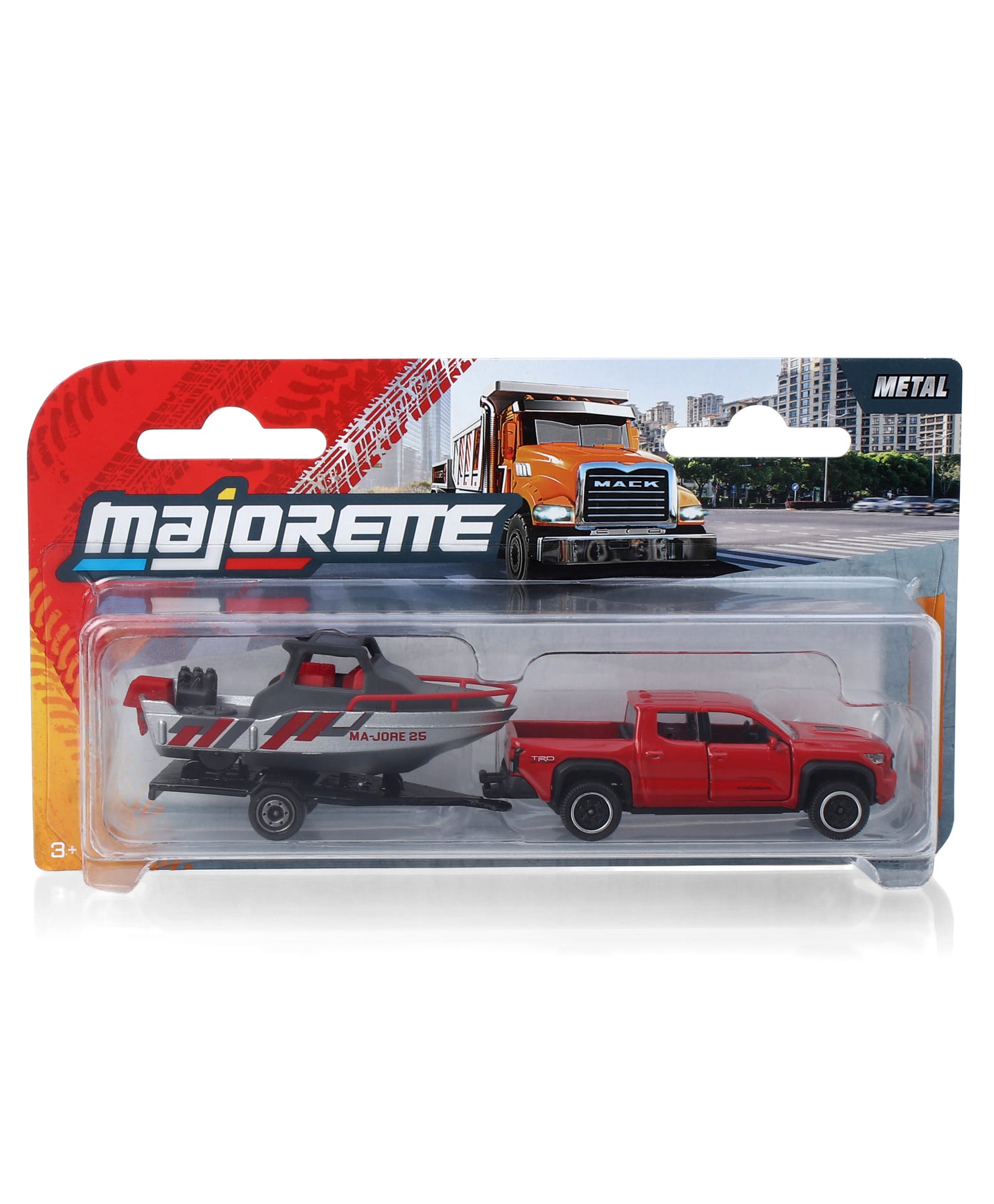 Majorette Die Cast City Trailer - Red-picture-25