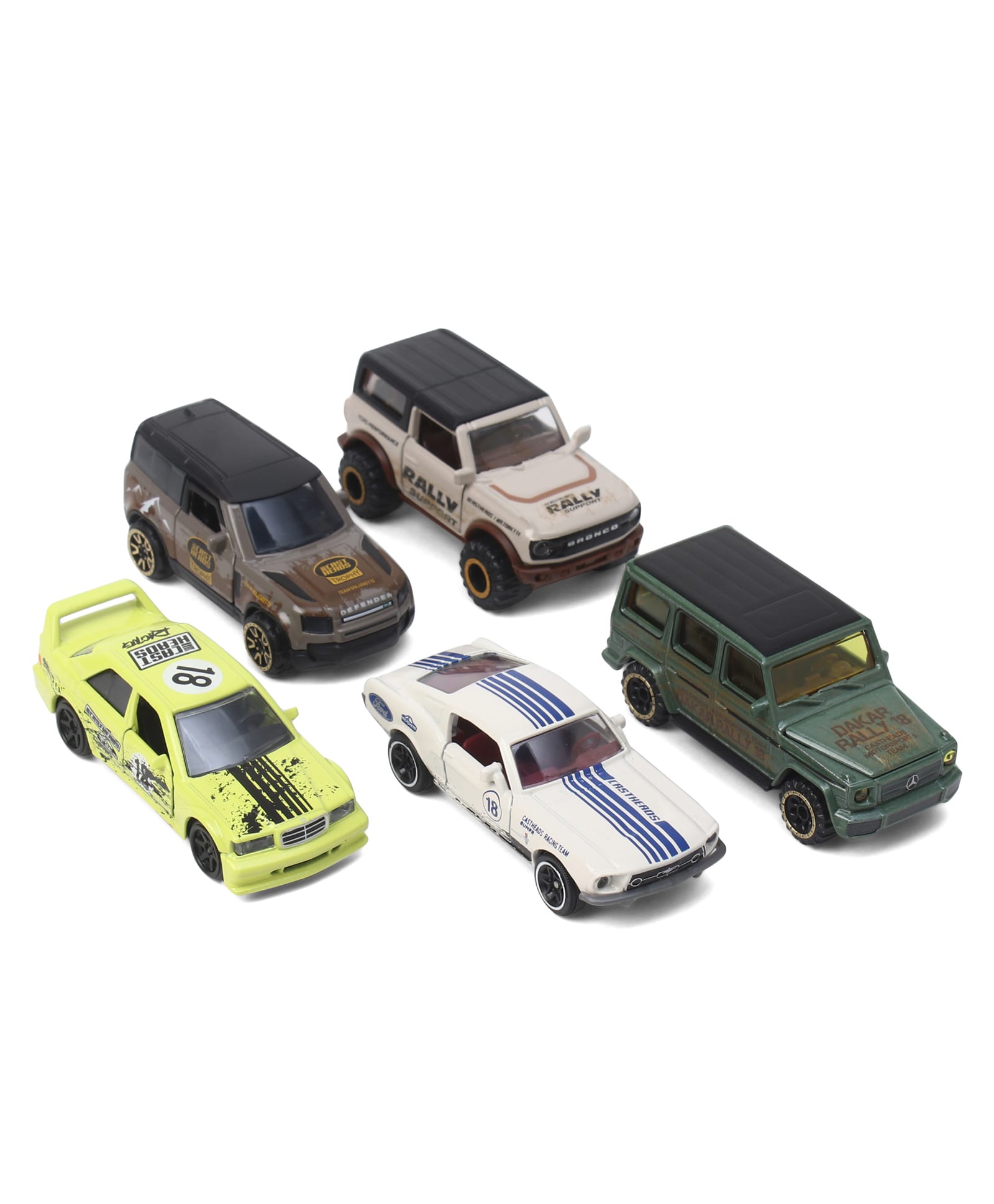 Majorette CastHeads Die Cast Cars Pack of 5 - Multicolor-picture-12